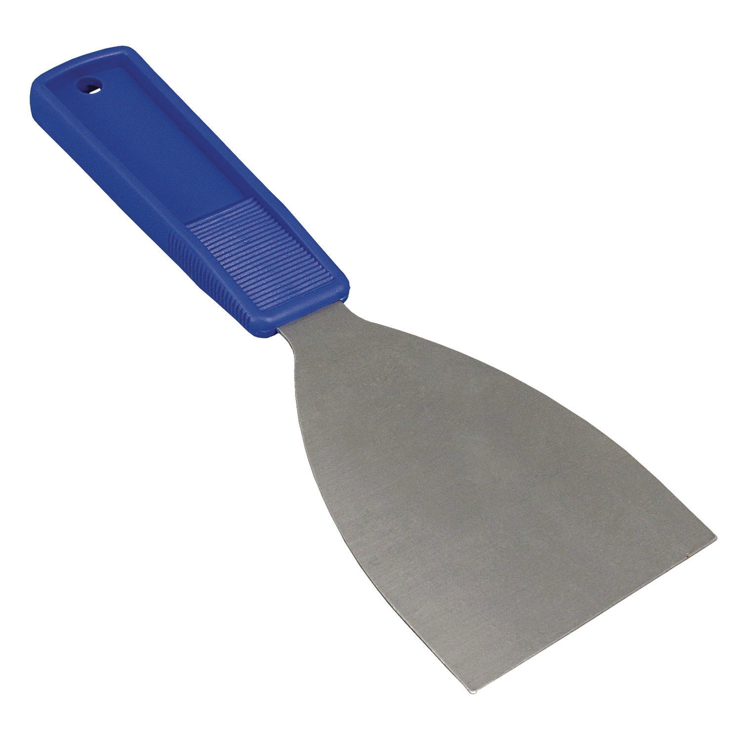 Impact® Putty Knife, 3" Wide, Stainless Steel Blade, Blue Polypropylene Handle