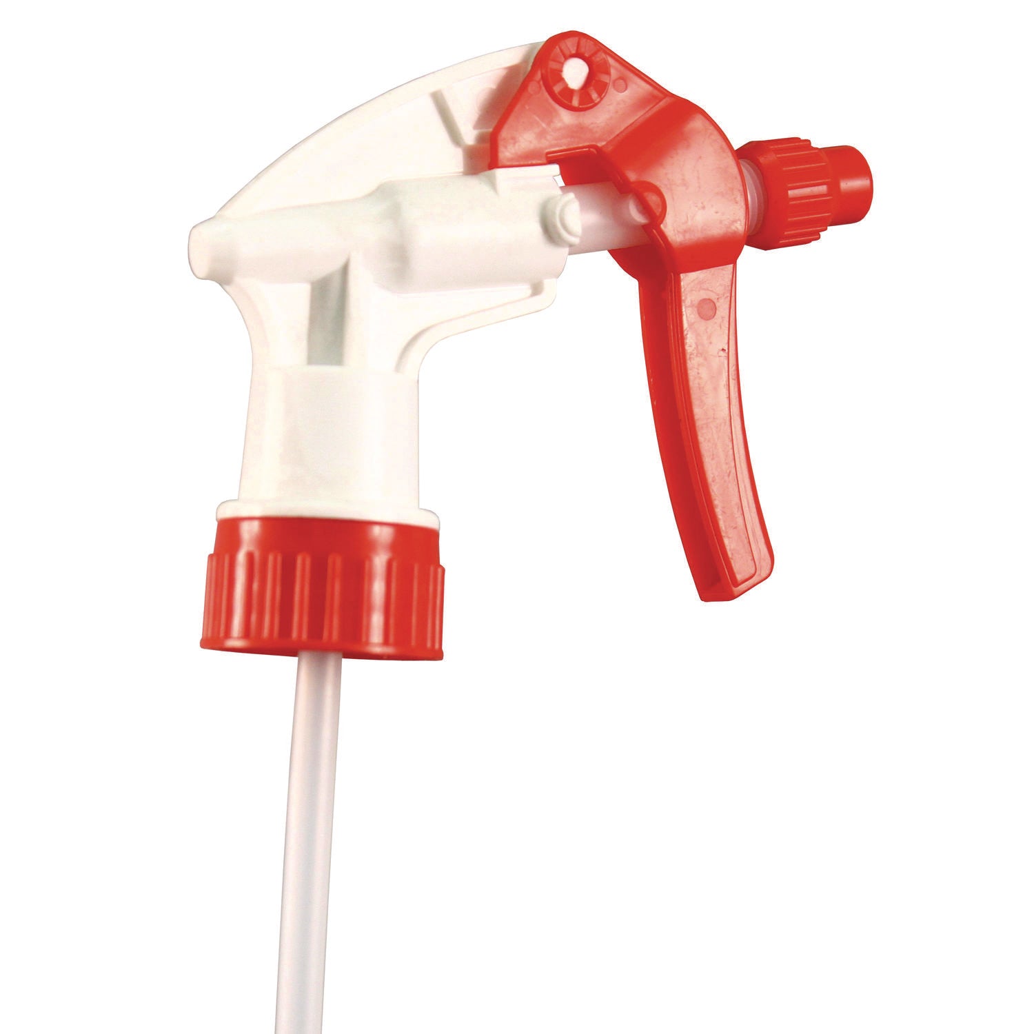 Impact® General Purpose Trigger Sprayer, 9.88" Tube, Fits 32 oz Bottles, Red/White, 24/Carton