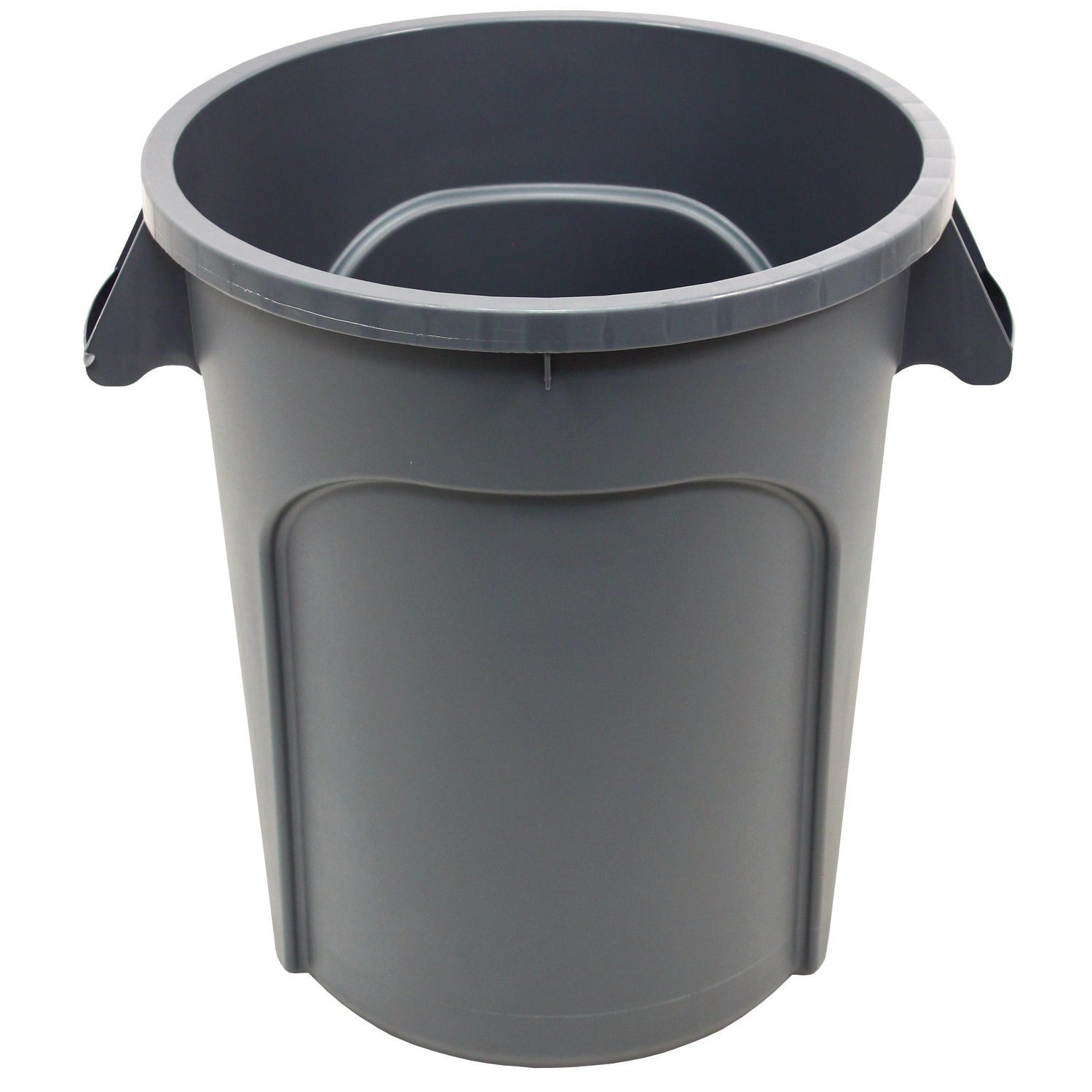 Value-Plus Containers, 20 gal, Low-Density Polyethylene, Gray