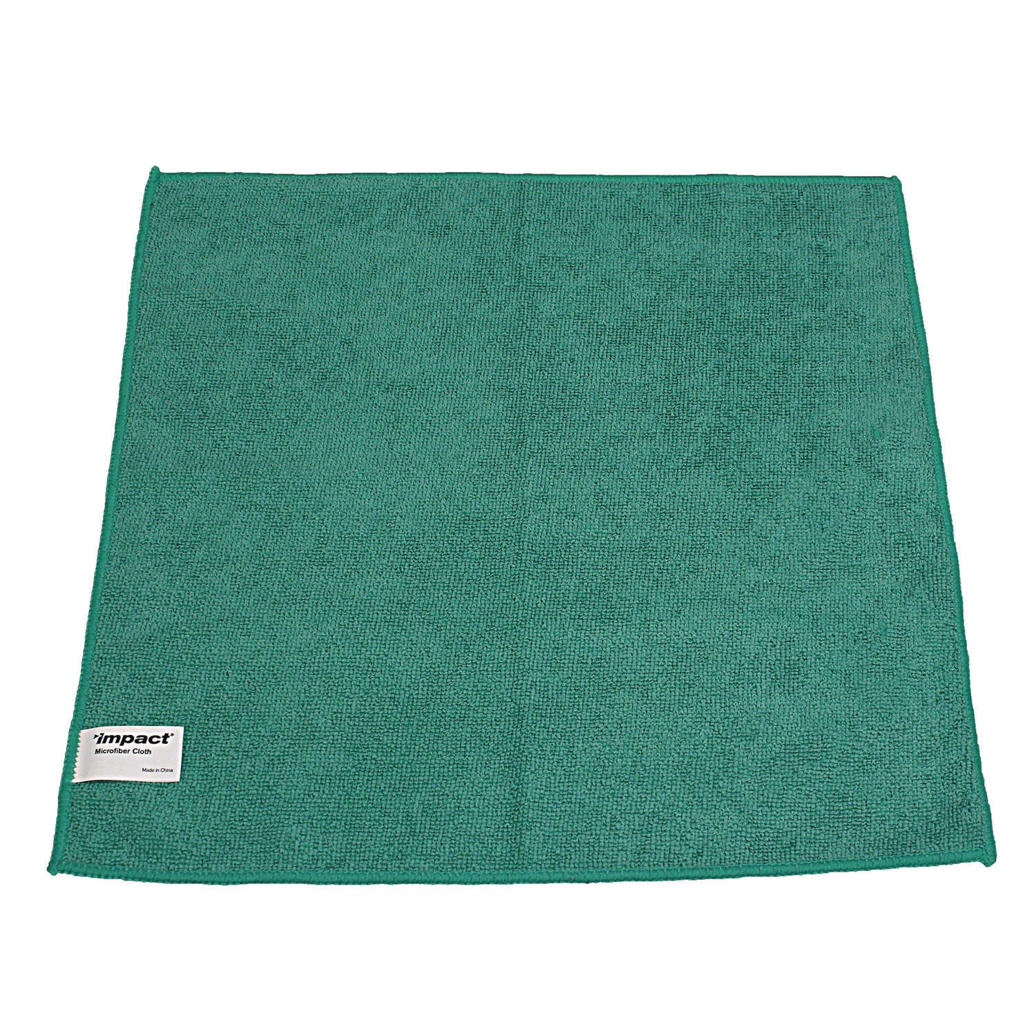 Lightweight Microfiber Cloths, 16 x 16, Green, 240/Carton Impact® Flipcost