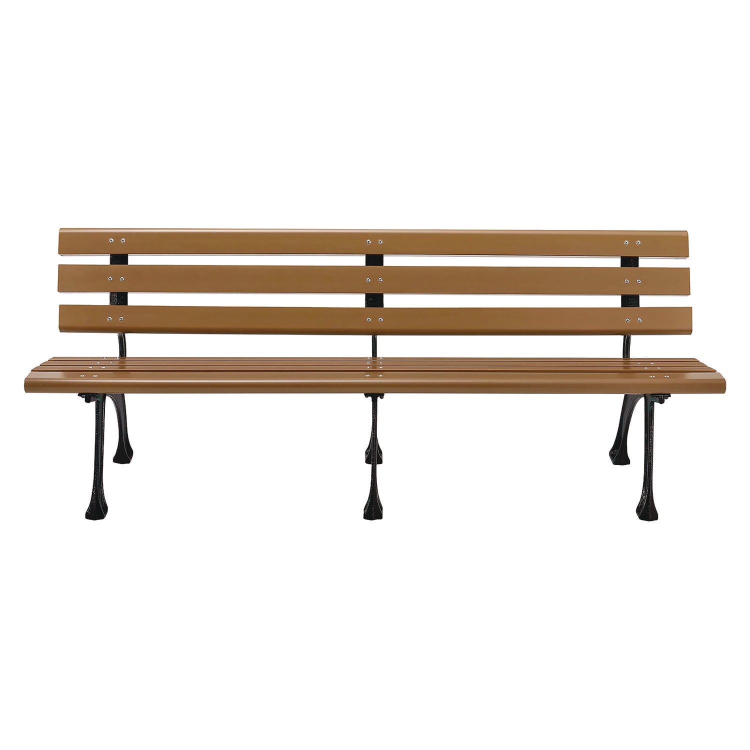 Recycled Plastic Benches with Back, 72 x 23 x 28, Tan Global Industrial® Flipcost