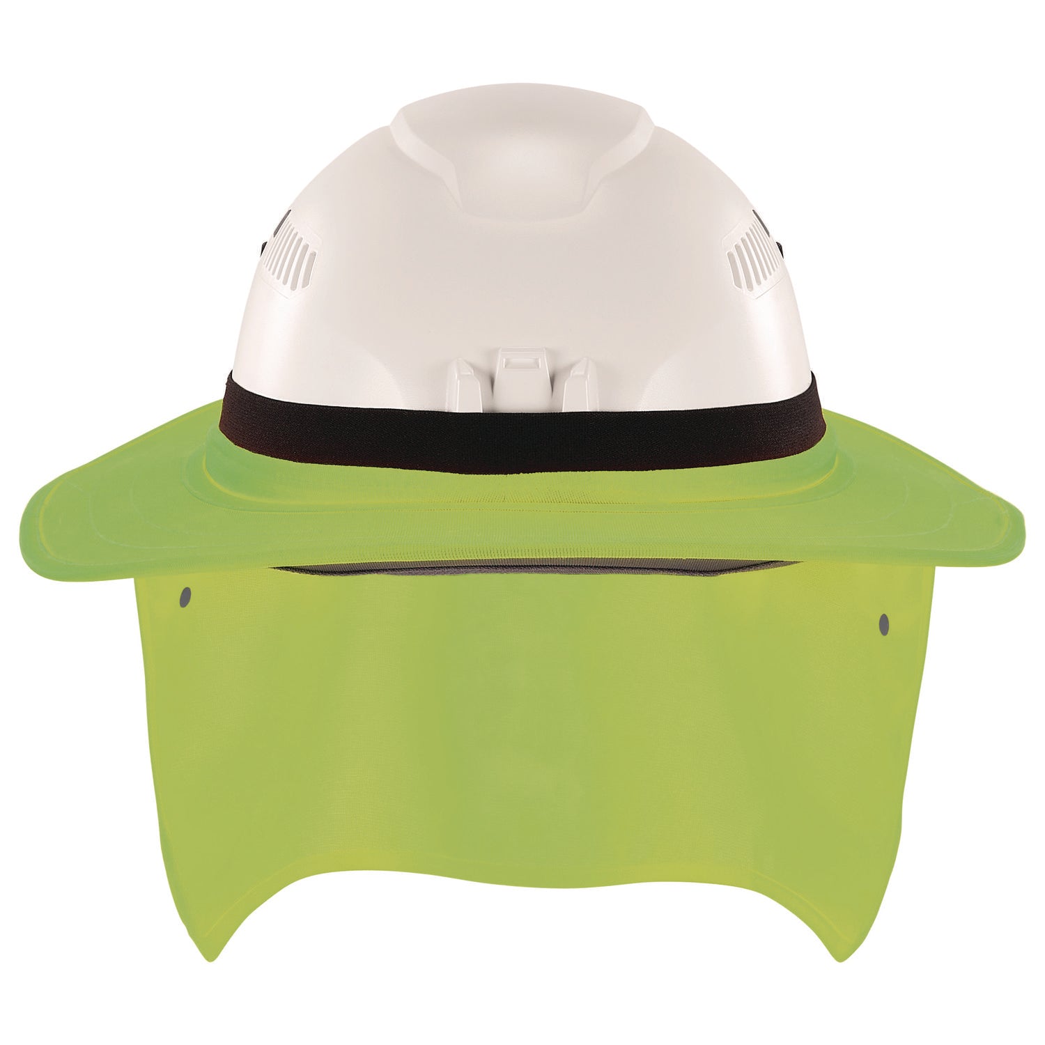 Chill-Its 6661 Universal Hard Hat Brim with Neck Shade, Lime ergodyne® Flipcost