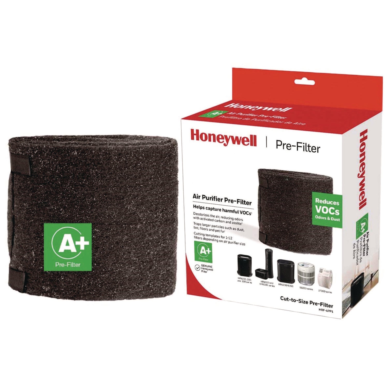 Filter A Plus Household Odor and Gas Reducing Universal Pre-Filter Honeywell Flipcost