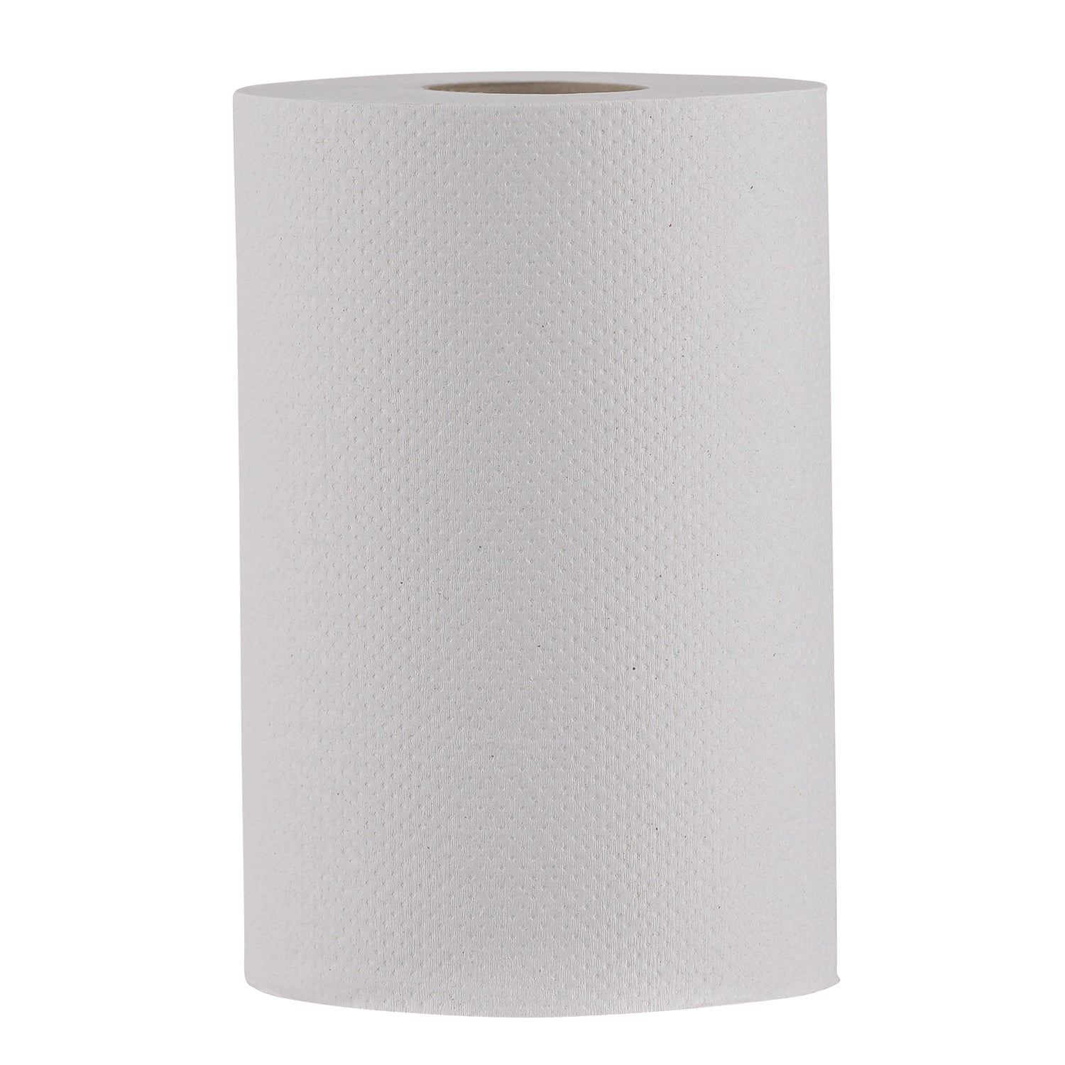 Hardwound Paper Towels, Nonperforated, 1-Ply, 8" x 350 ft, White, 12 Rolls/Carton