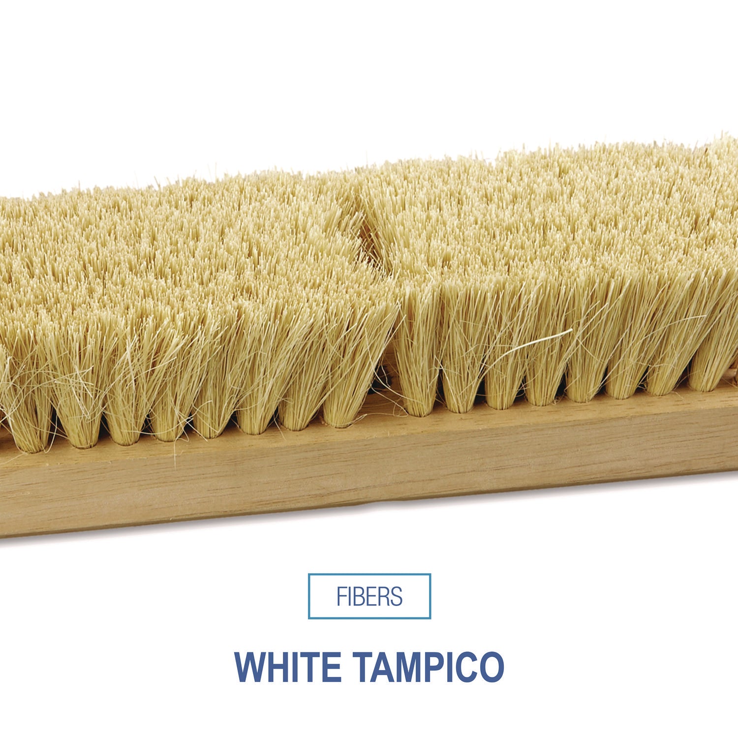 Boardwalk® Deck Brush Head, 2" White Tampico Bristles, 10" Brush