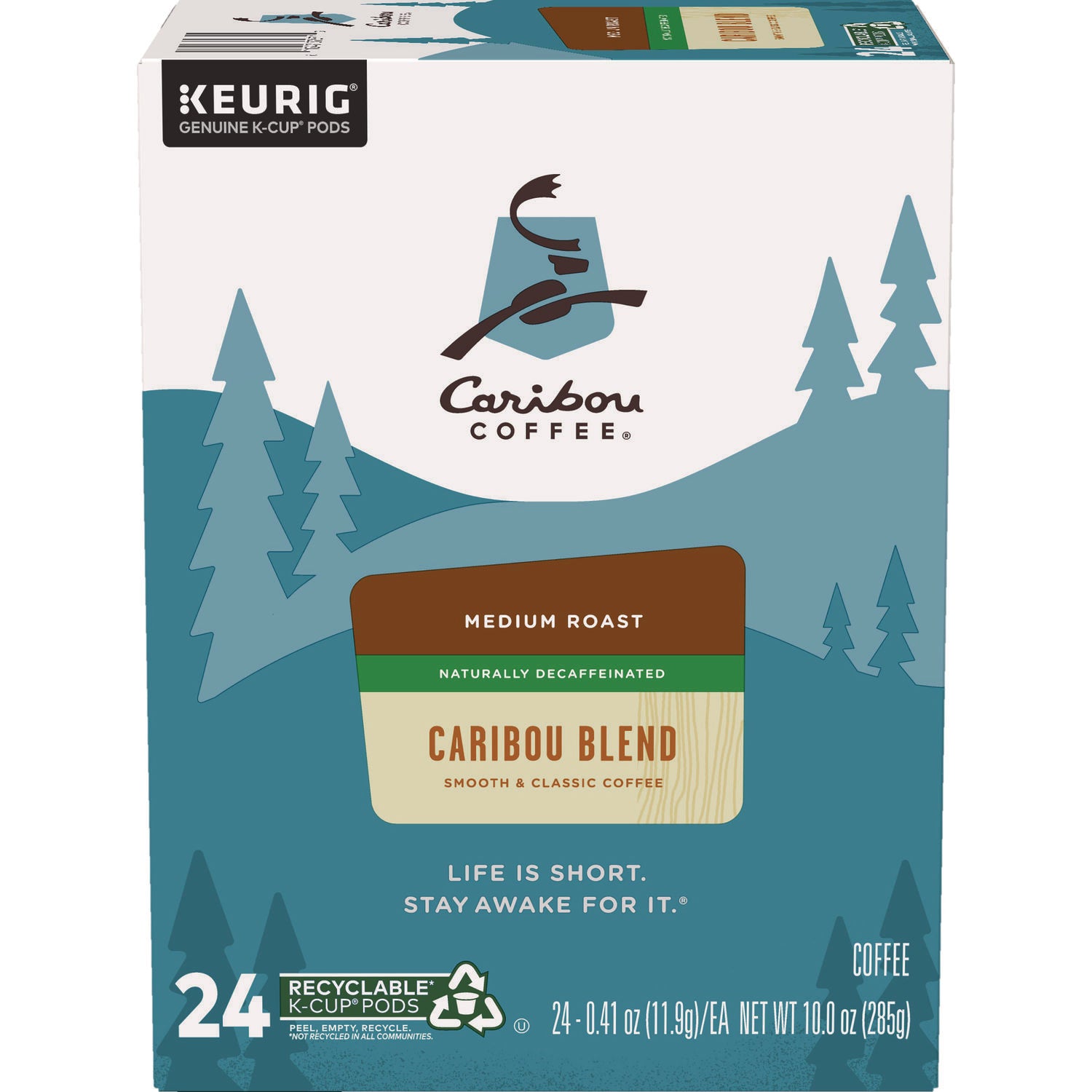 Caribou Coffee® Caribou Blend Decaf Coffee K-Cups, 24/Box