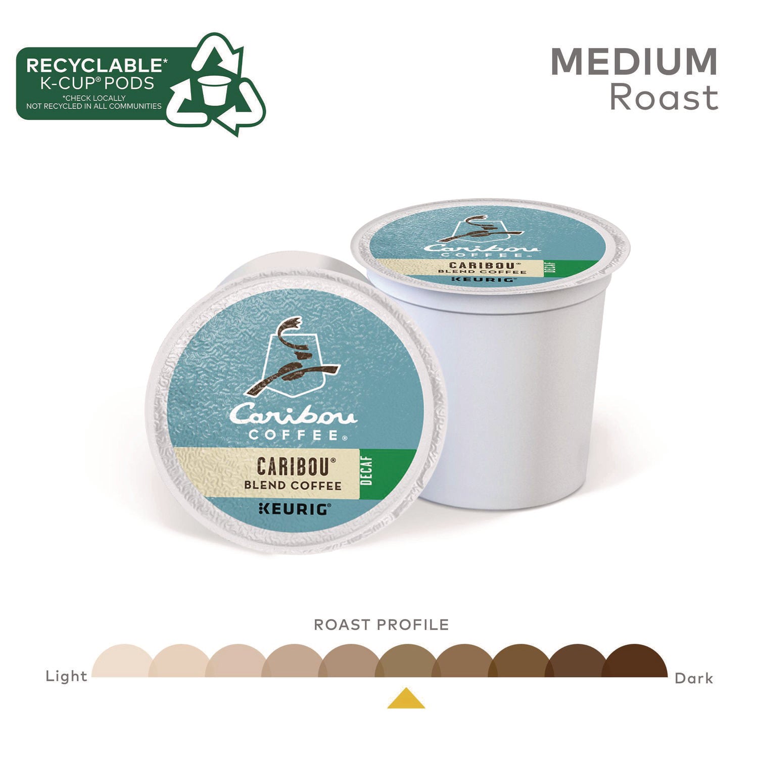 Caribou Coffee® Caribou Blend Decaf Coffee K-Cups, 24/Box