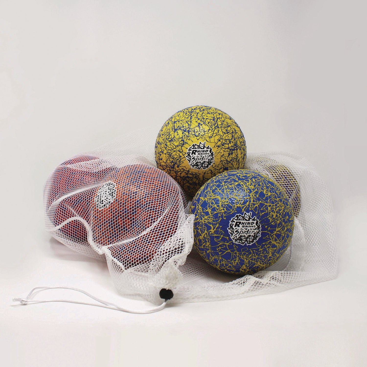 Rhino Skin Spider Dodgeball Set, 6.3" Diameter, Assorted Colors, 6/Set Champion Sports Flipcost