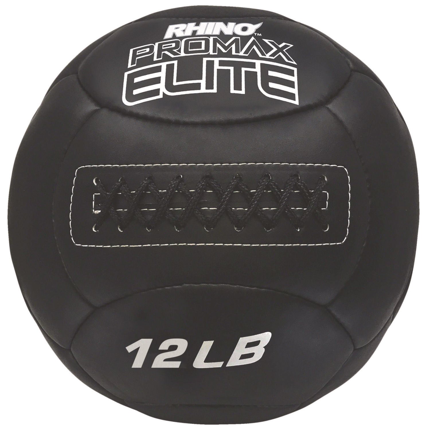 Rhino Promax Elite Medicine Ball, 12 lb, Black