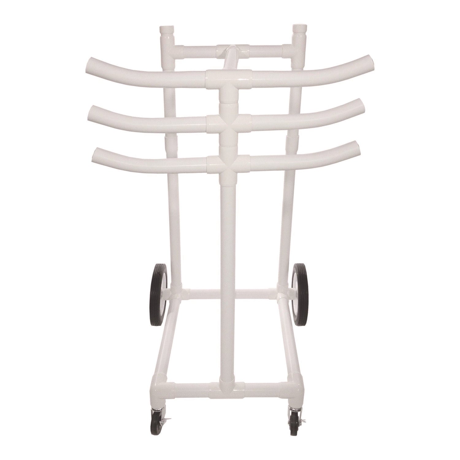 Hoop Storage Rack, Plastic, 176 lb Capacity, 26 x 22 x 49, White