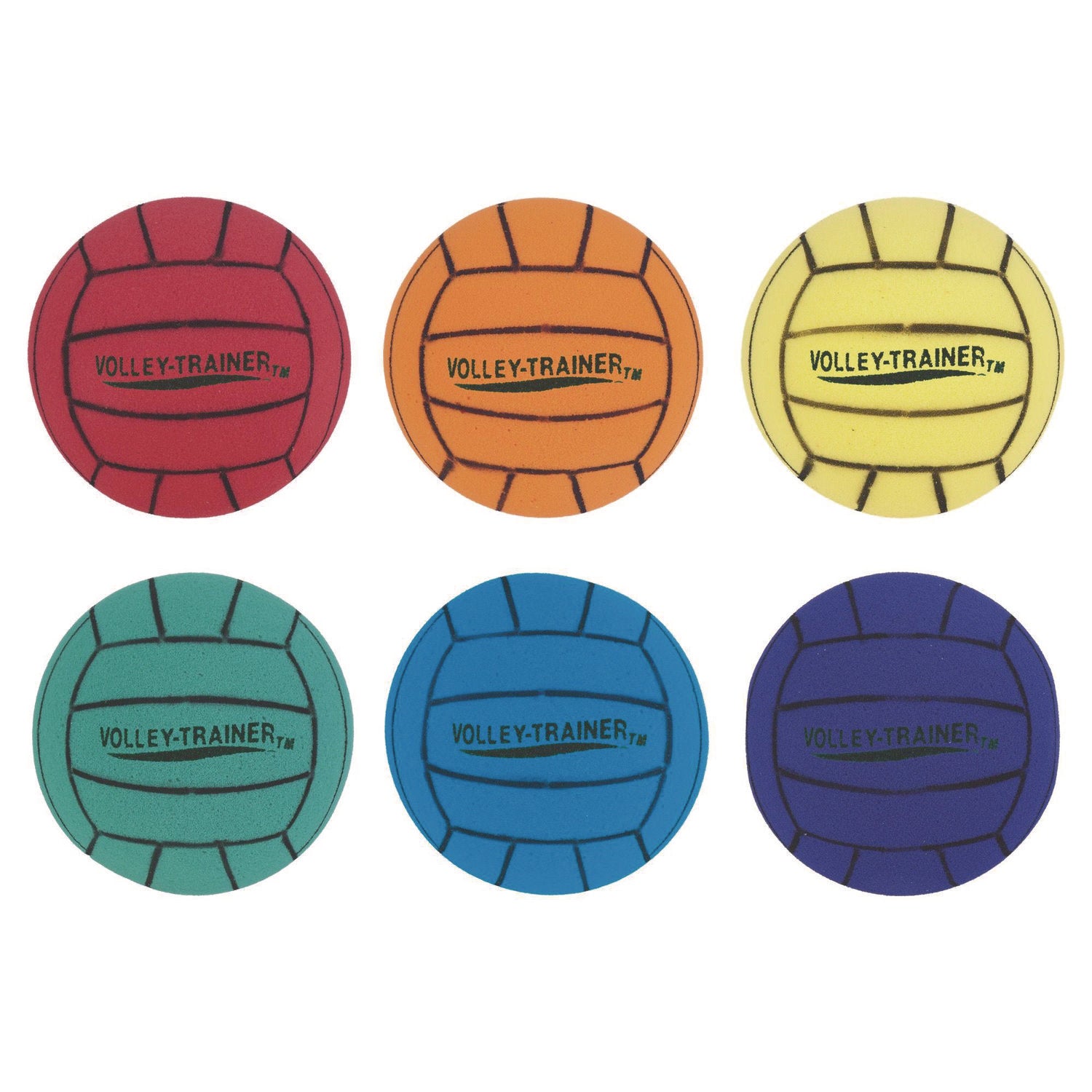 Ultra Foam Volleyball Set, Assorted Colors, 6/Set Champion Sports Flipcost