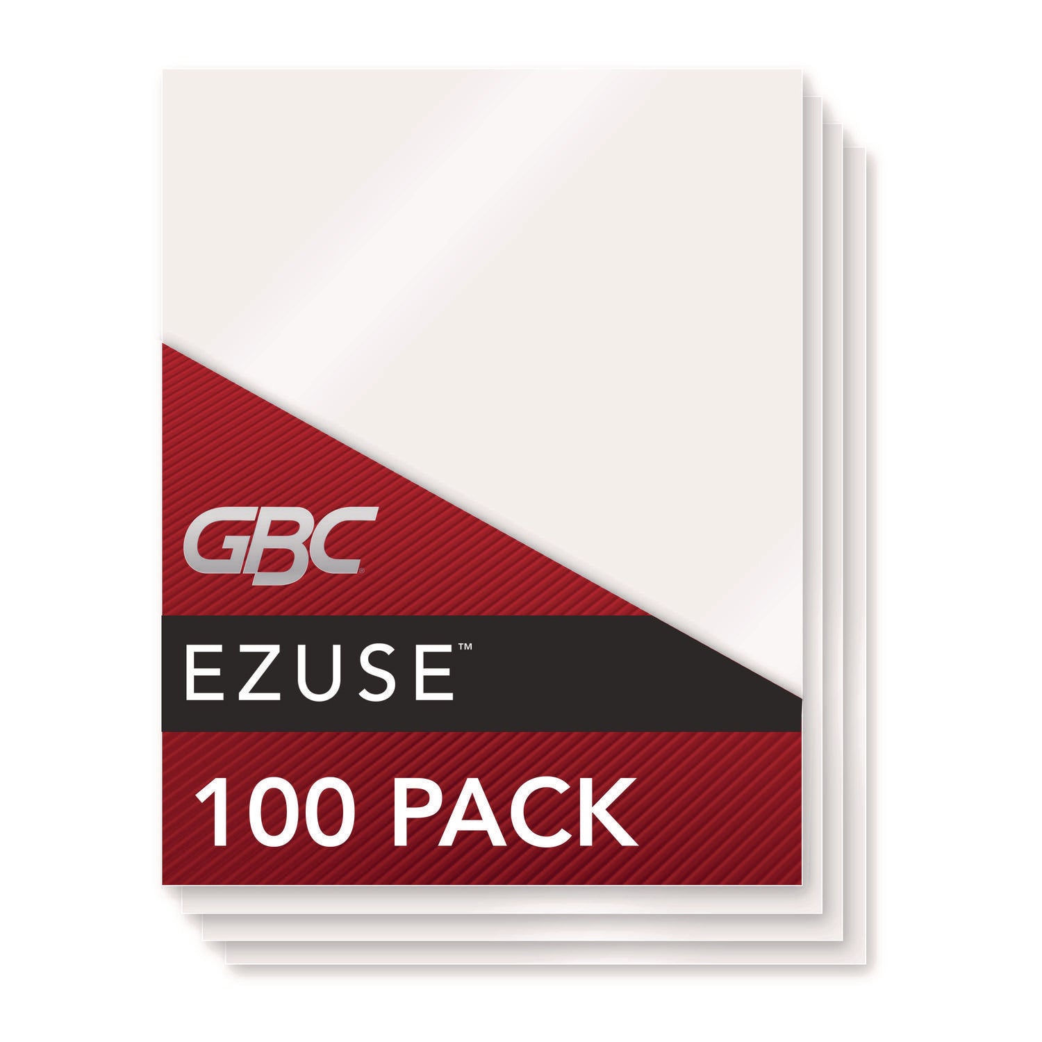 GBC® EZUse Thermal Laminating Pouches, 5 mil, 9" x 11.5", Gloss Clear, 100/Box