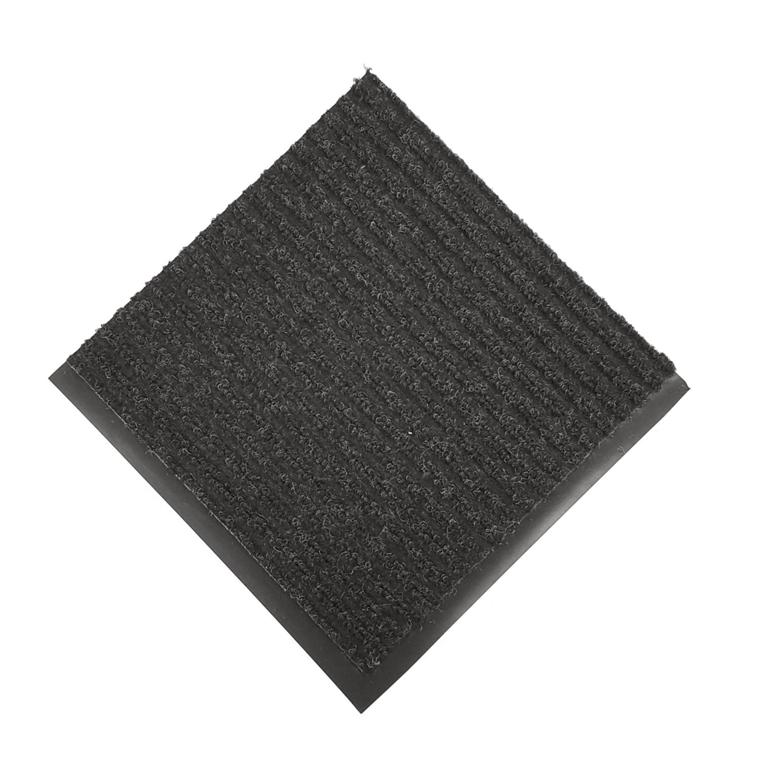 Crown Needle-Rib Wiper/Scraper Mat, Polypropylene, 36 x 48, Charcoal