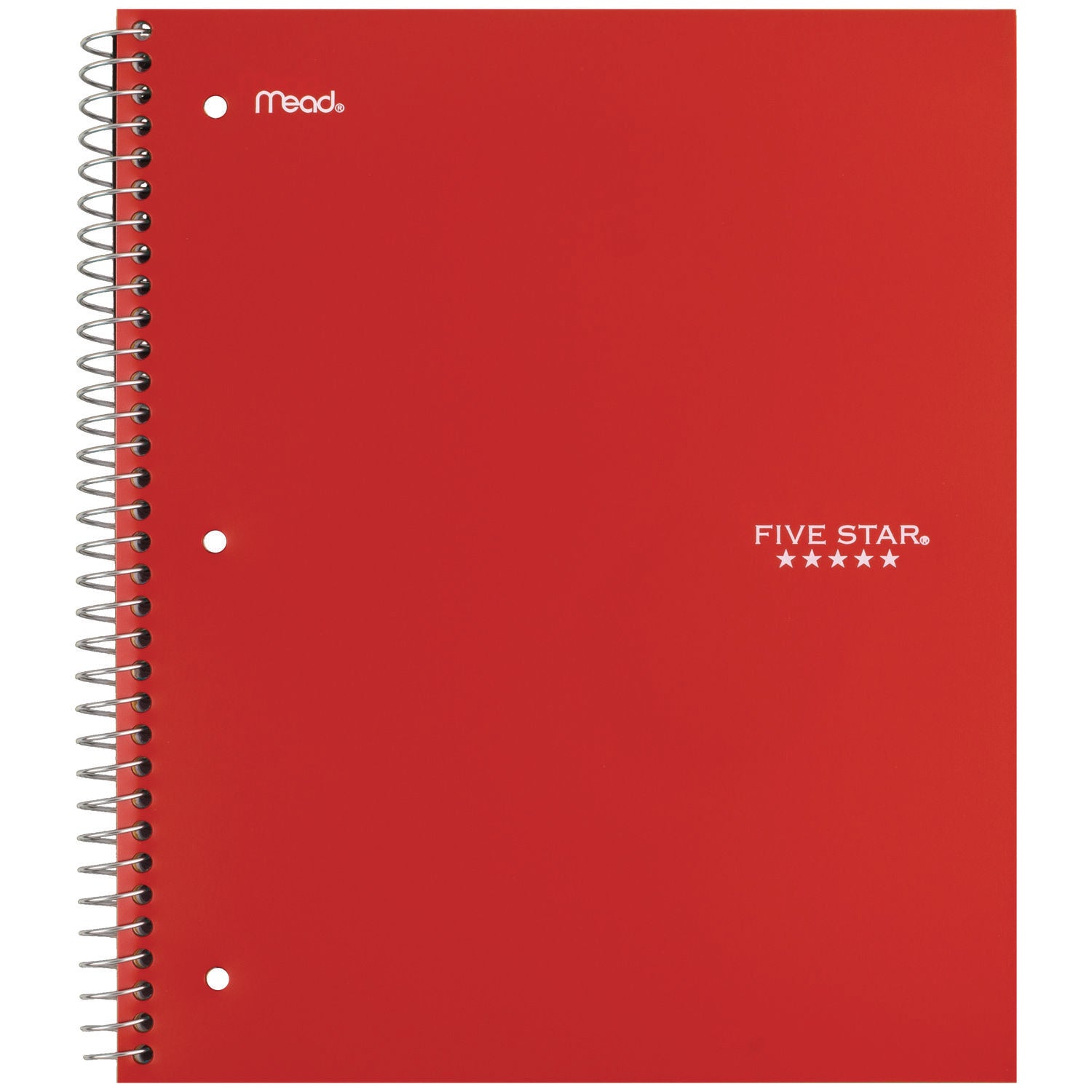 Wirebound Notebook, 3-Subject, Wide/Legal Rule, Assorted Cover Color, (150) 10.5 x 8.63 Sheets, 3/Pack Five Star® Flipcost