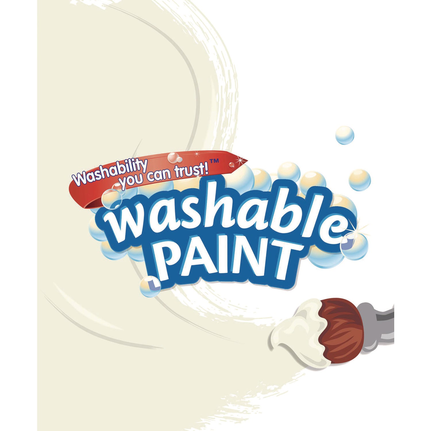 Crayola® Washable Paint, White, 16 oz Bottle