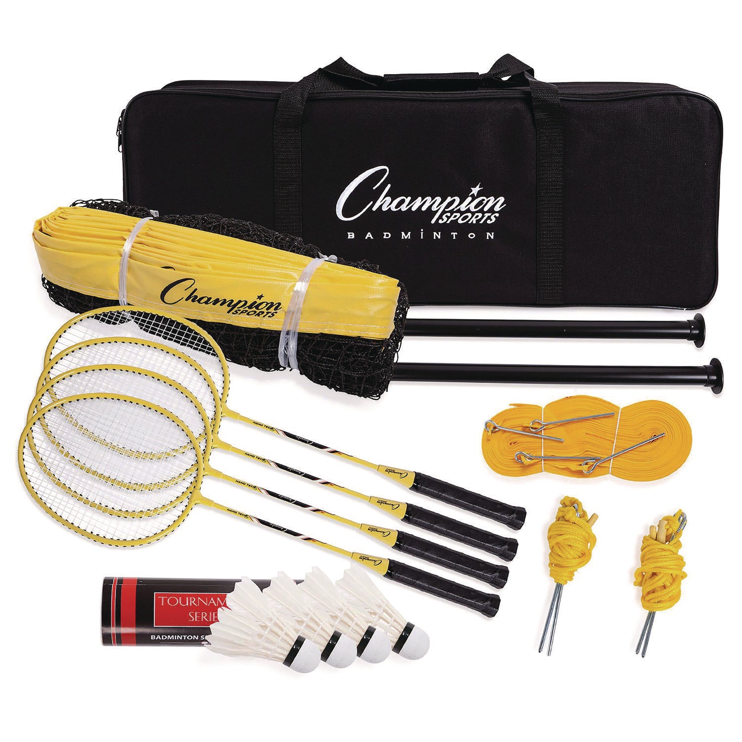 Deluxe Badminton Tournament Set, 28" x 11"