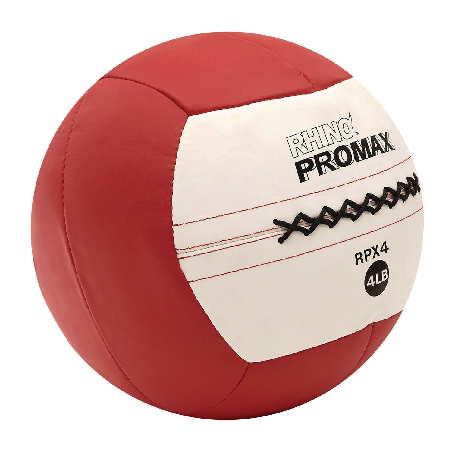 Rhino Promax Medicine Ball, 4 lb, Red Champion Sports Flipcost