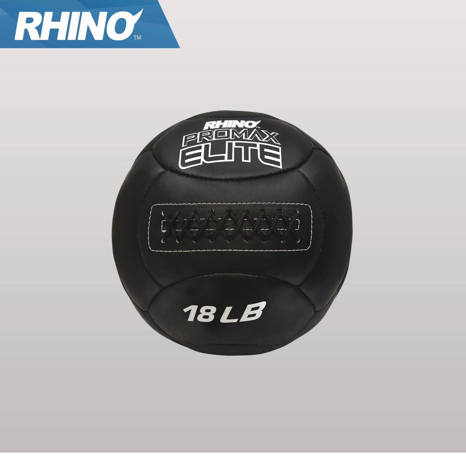 Rhino Promax Elite Medicine Ball, 18 lb, Black Champion Sports Flipcost