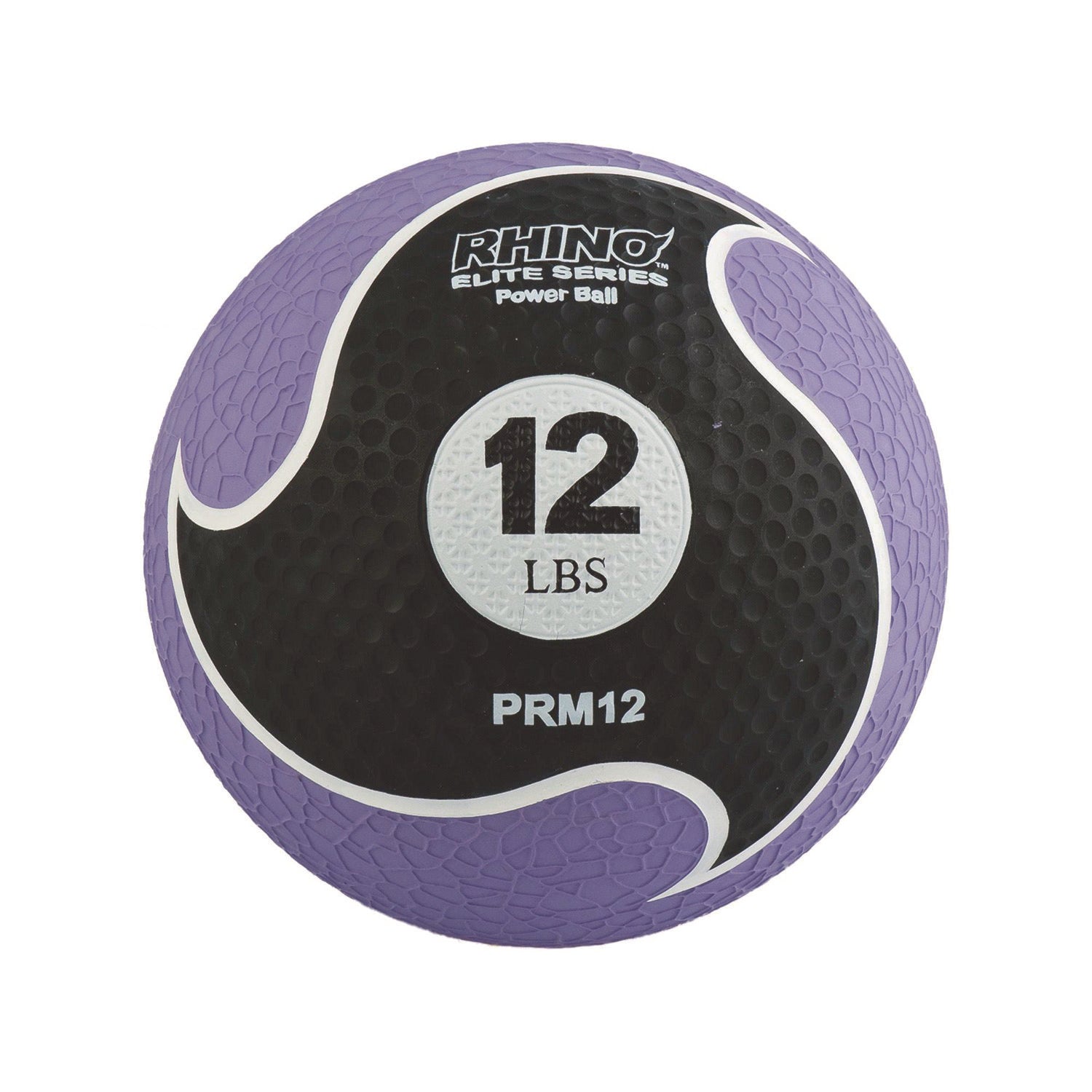 Rhino Elite Medicine Ball, 12 lb, Purple