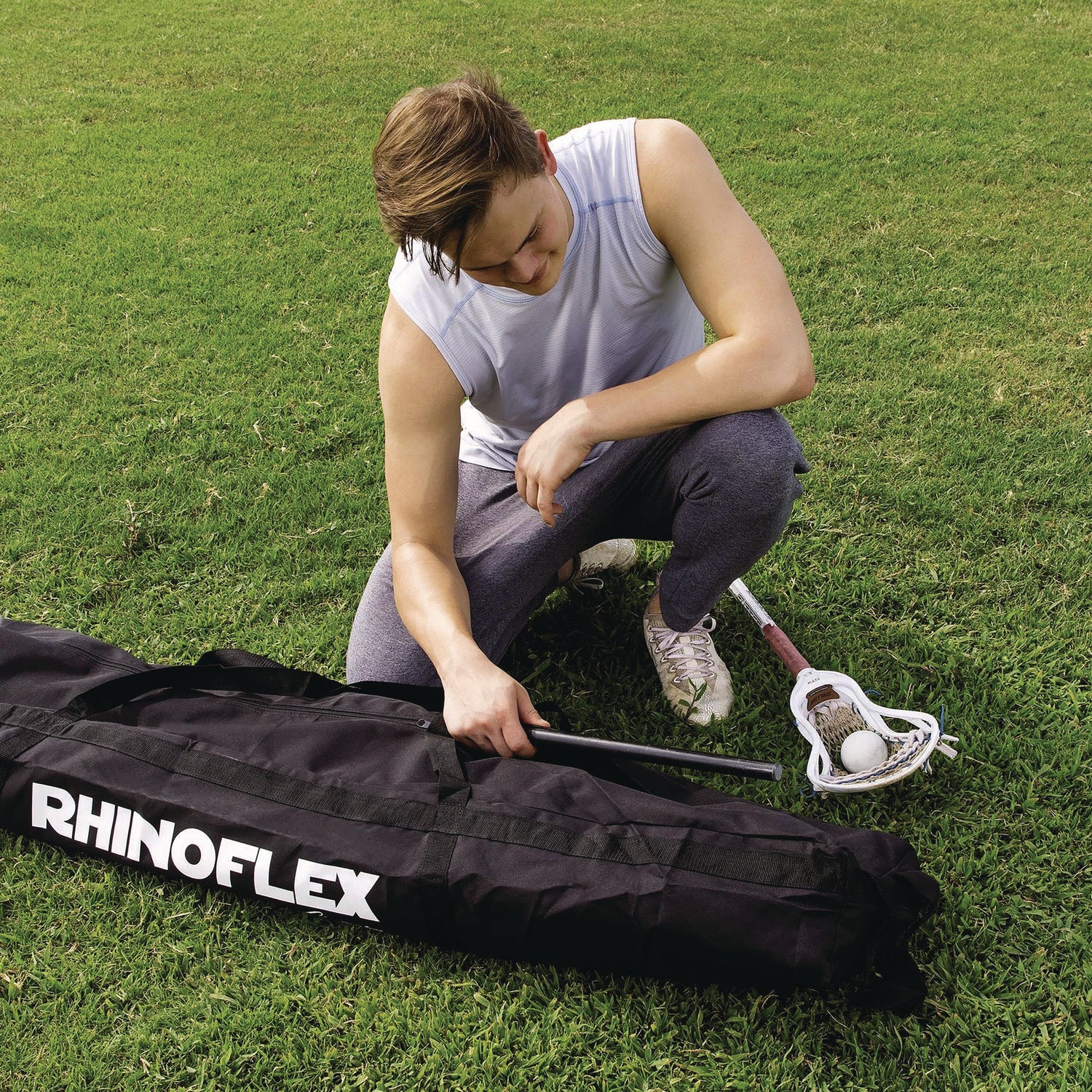 Rhino Flex Barrier Net, 21 ft  x 11 ft Champion Sports Flipcost