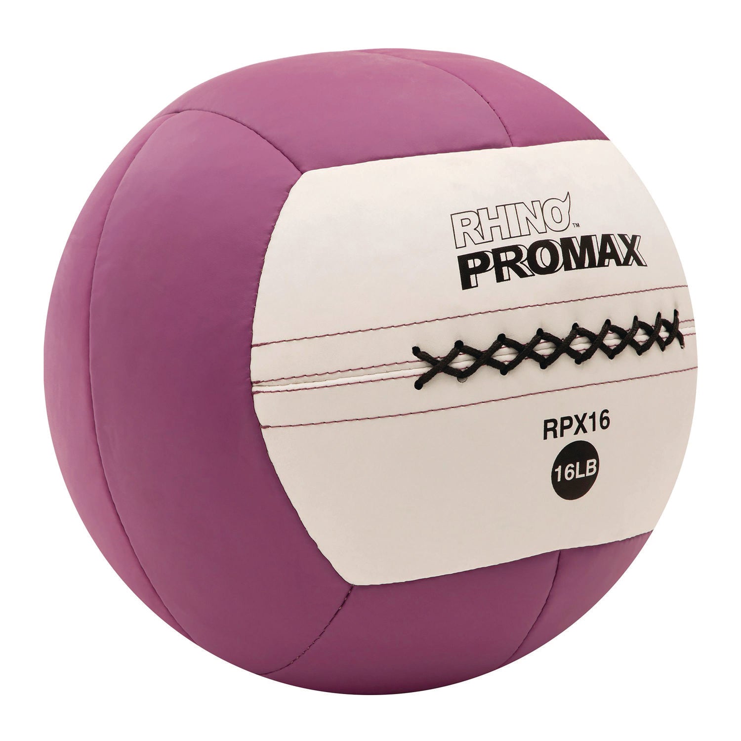 Rhino Promax Medicine Ball, 16 lb, Purple Champion Sports Flipcost