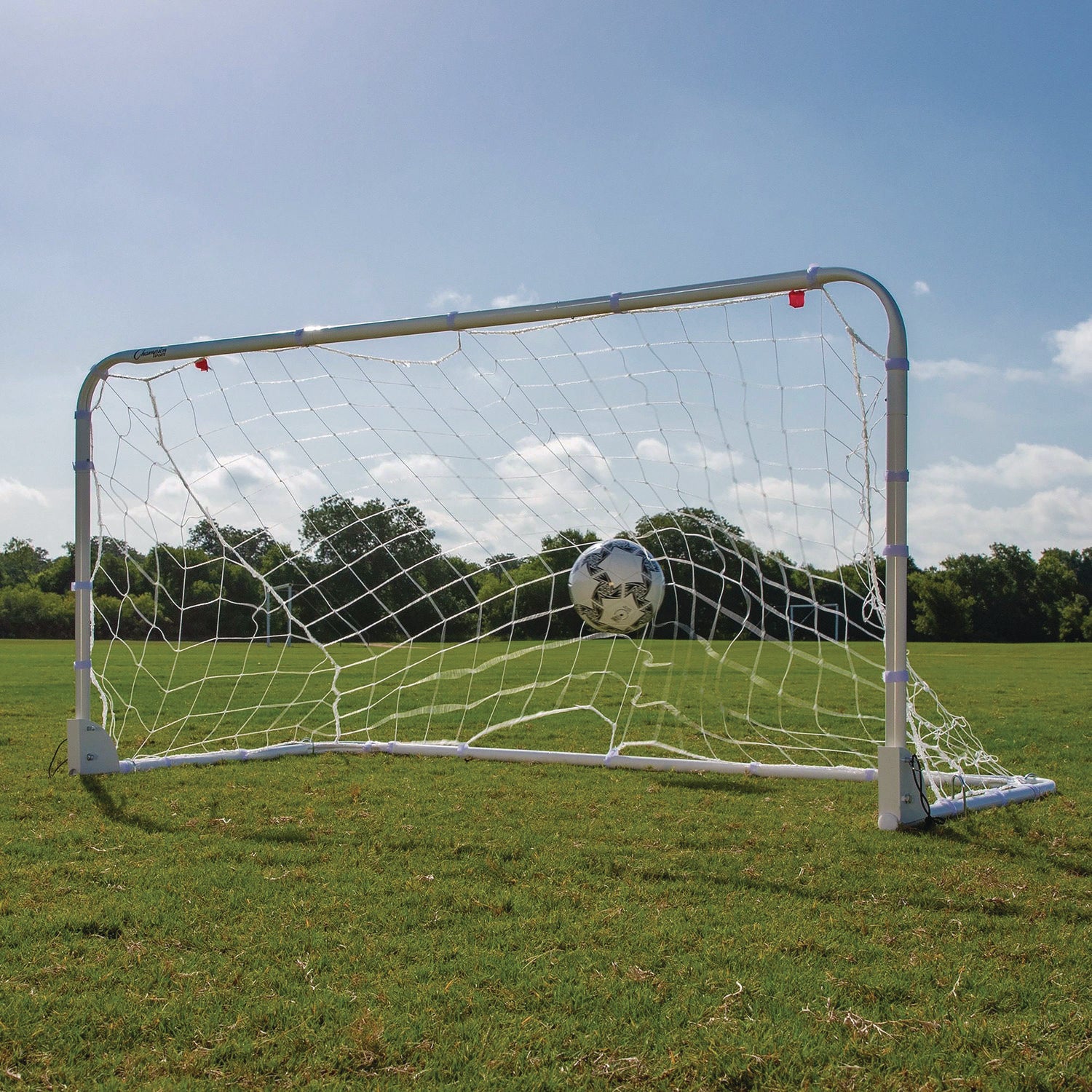 Easy Fold Soccer Goal, 6 ft  x 3 ft, 1.25" dia Frame Champion Sports Flipcost