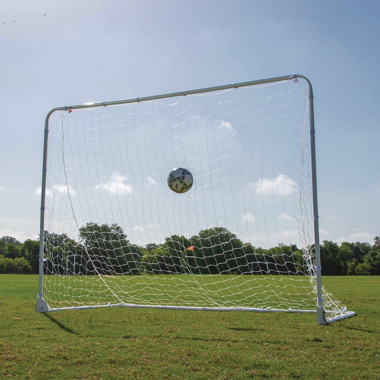 Easy Fold Soccer Goal, 8 ft x 6 ft, 1.25" dia Frame Champion Sports Flipcost