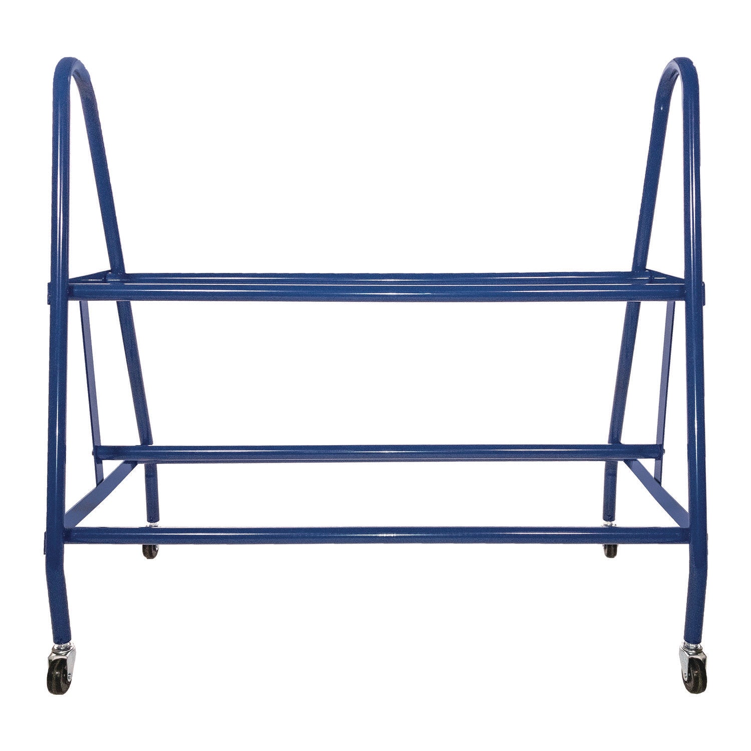 Heavy-Duty Deluxe Ball Cart, Metal, 132 lb Capacity, 17.5 x 38 x 35.75, Blue