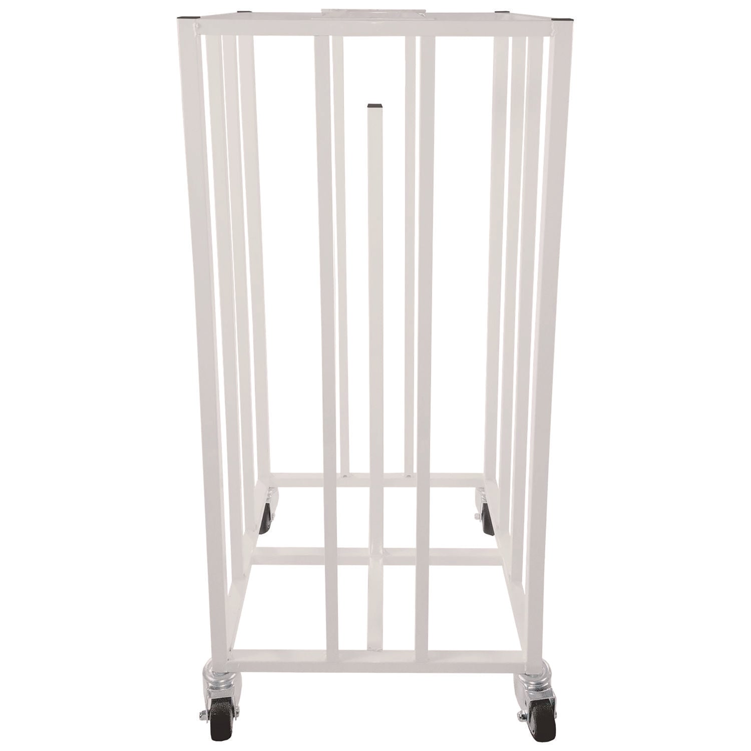 Deluxe Vertical Ball Cage, Fits Approximately 20 Balls, Metal, 20" x 20" x 48", White