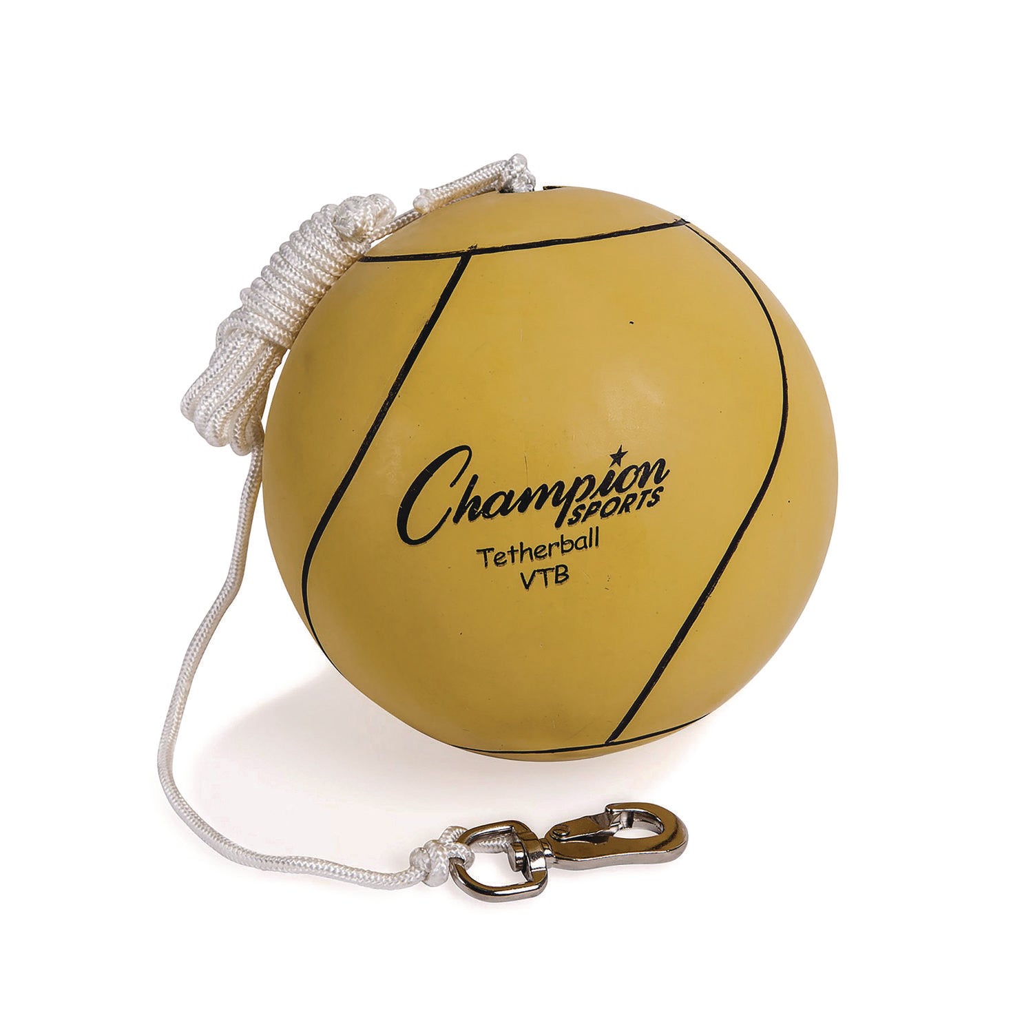 Deluxe Tetherball Tournament Set, Ball/24" Telescopic Poles/102" Cord/Carry Case/Pump/Needle Champion Sports Flipcost