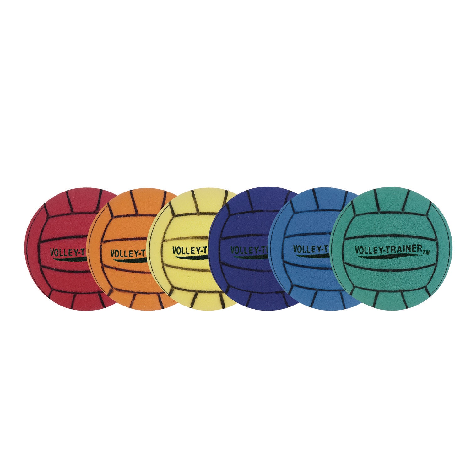 Ultra Foam Volleyball Set, Assorted Colors, 6/Set