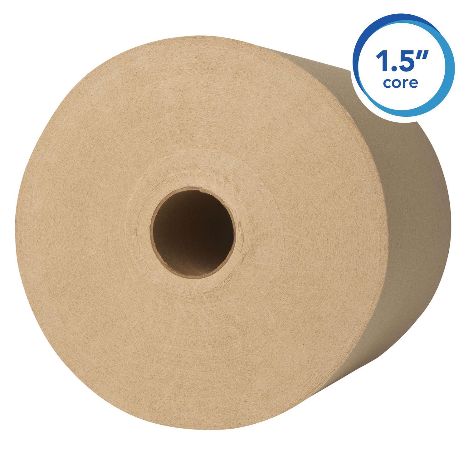 Scott® Essential Hard Roll Towels for Business, 1-Ply, 8" x 800 ft, 1.5" Core, Natural, 12 Rolls/Carton