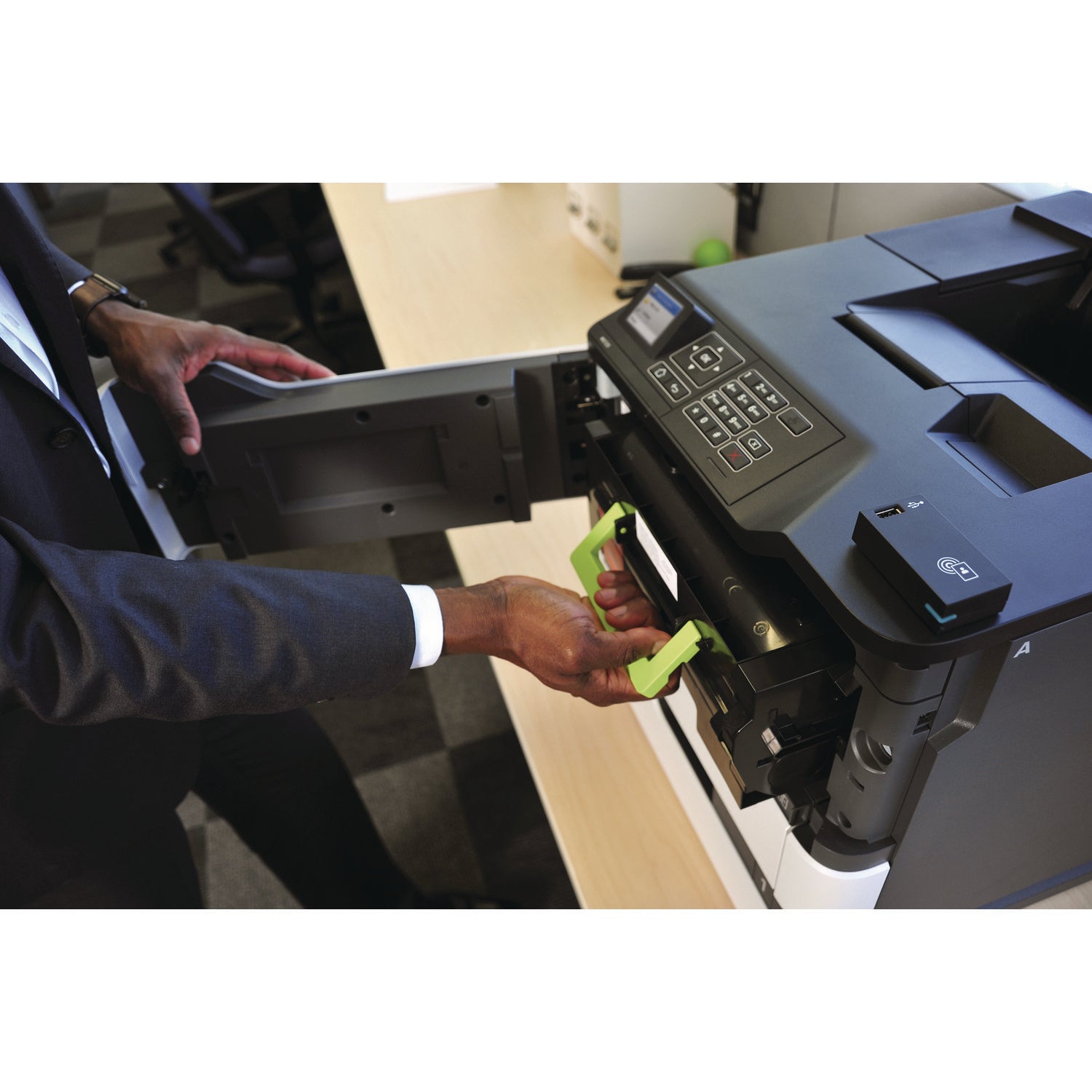 74C0SKG Return Program Toner, 7,000 Page-Yield, Black Lexmark™ Flipcost