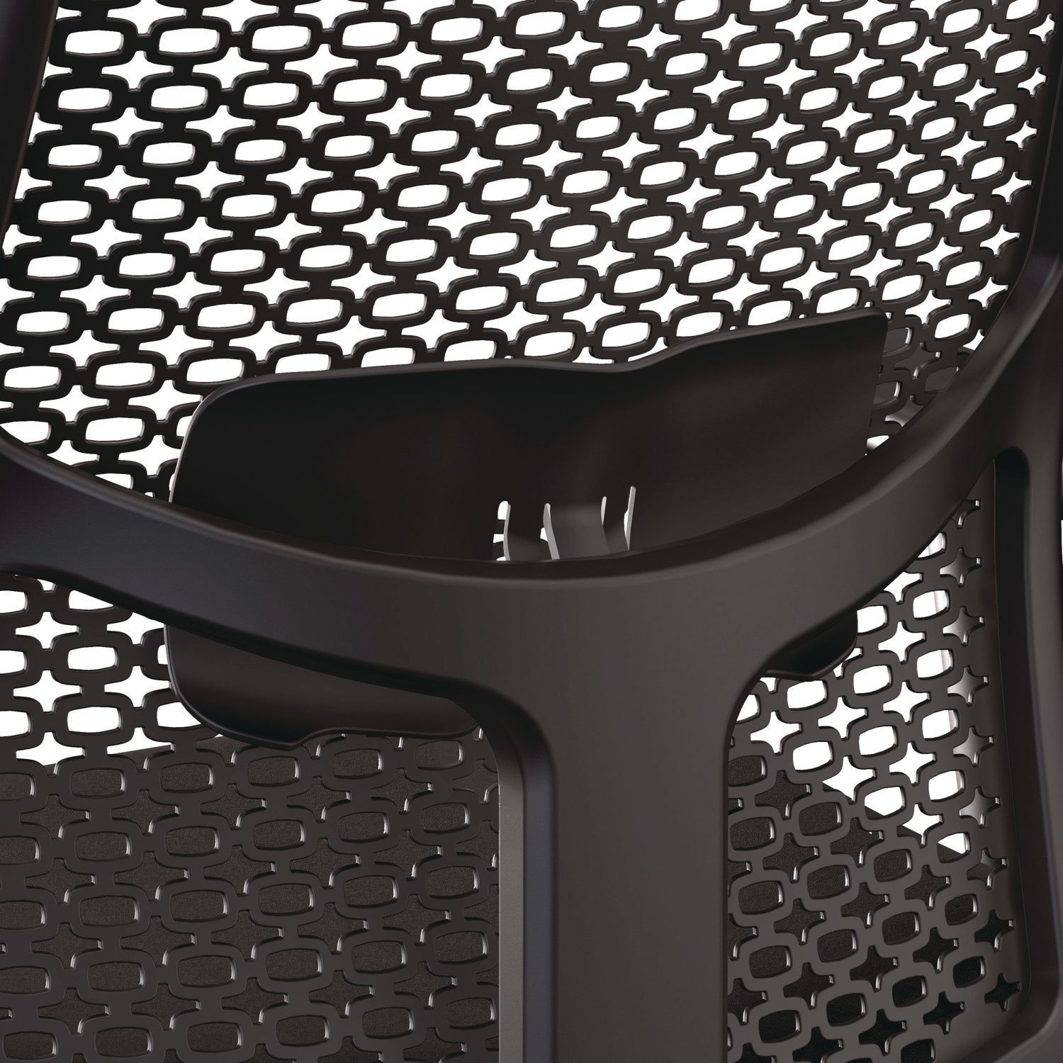 HON® Ignition 2.0 ReActiv Mid-Back Task Chair, 17.25" to 21.75" Seat Height, Basalt Vinyl Seat, Charcoal Back, Black Base