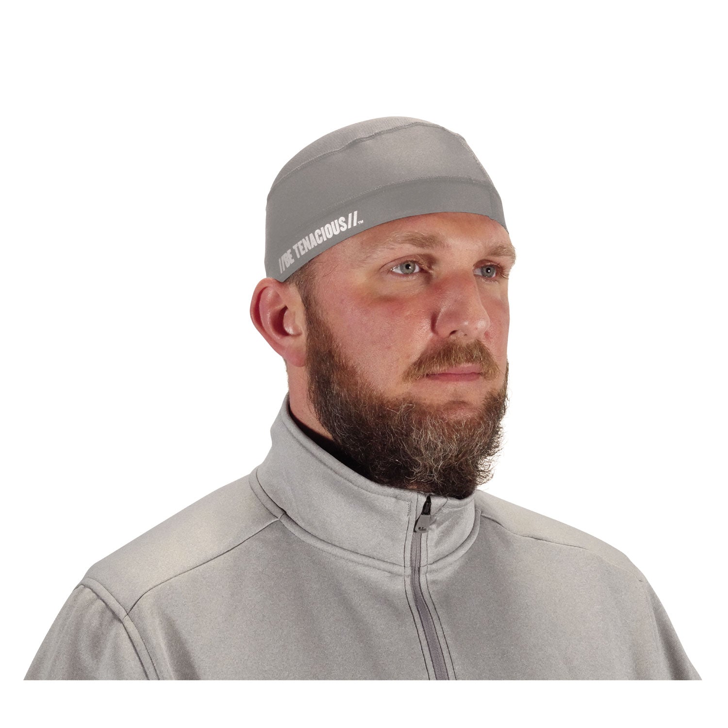 Chill-Its 6632 Performance Knit Cooling Skull Cap, Polyester/Spandex, One Size Fits Most, Gray ergodyne® Flipcost