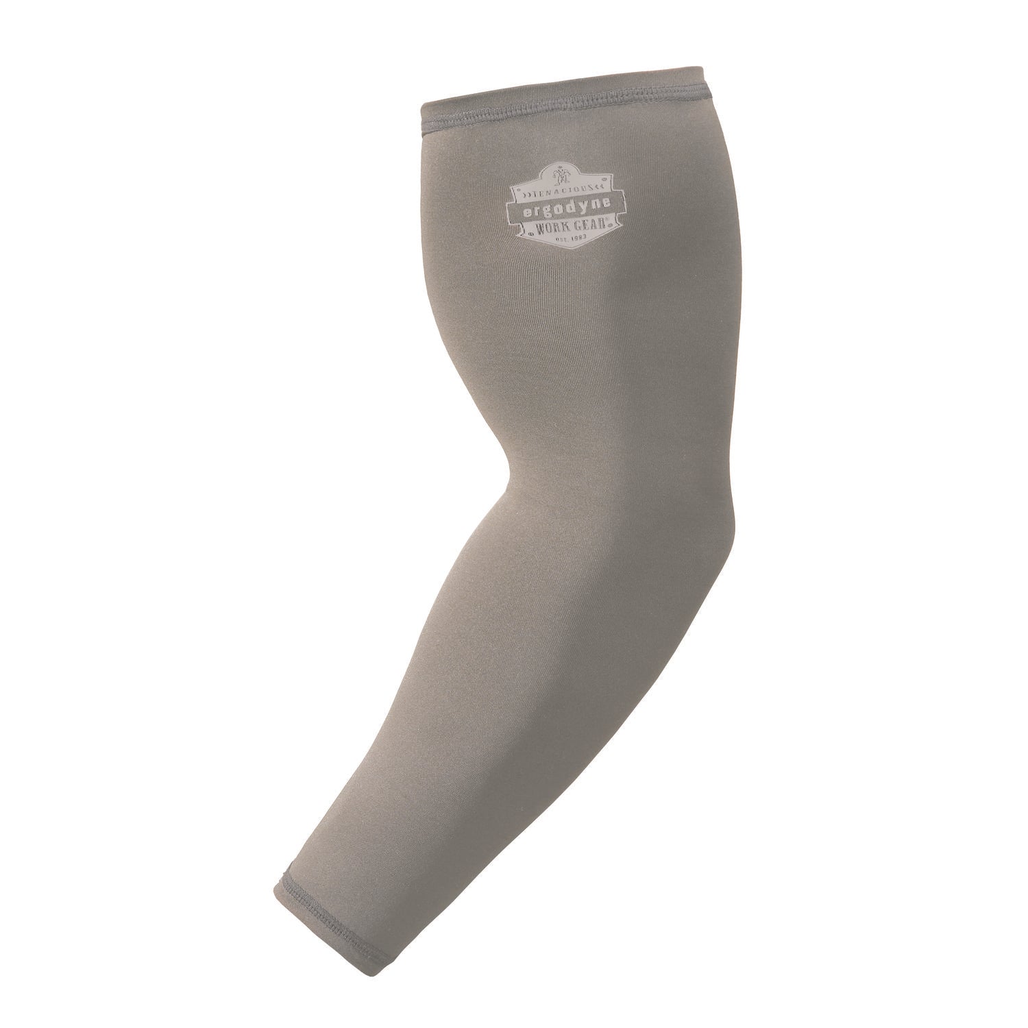 Chill-Its 6690 Performance Knit Cooling Arm Sleeve, Polyester/Spandex, Medium, Gray, Pair