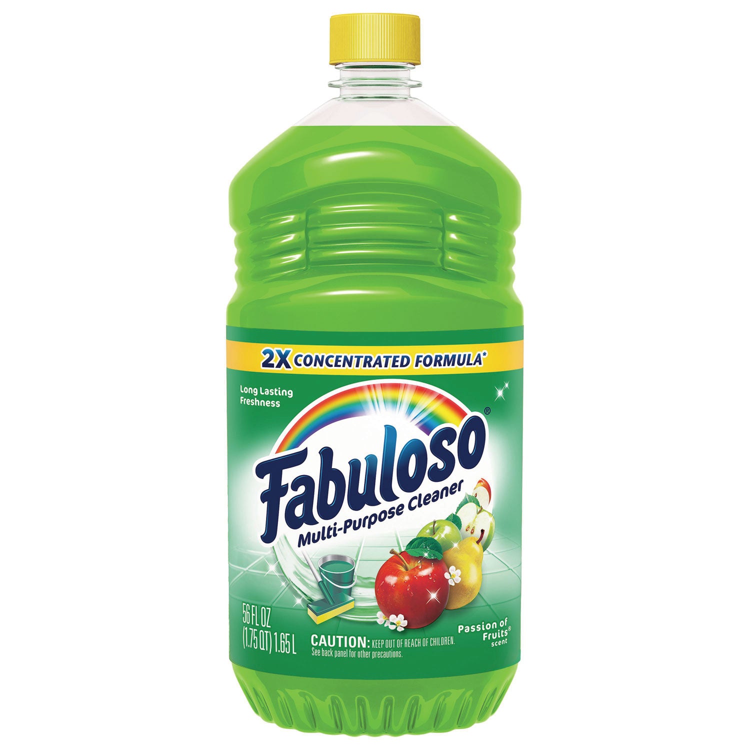 Fabuloso® Multi-use Cleaner, Passion Fruit Scent, 56 oz, Bottle, 6/Carton