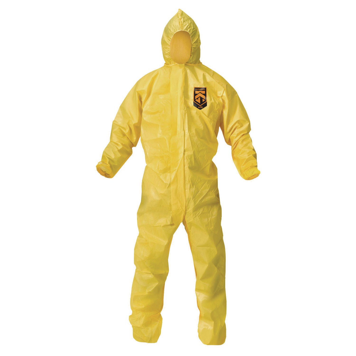 A70 Chemical Spray Protection Coveralls, 3X-Large, Yellow, 12/Carton