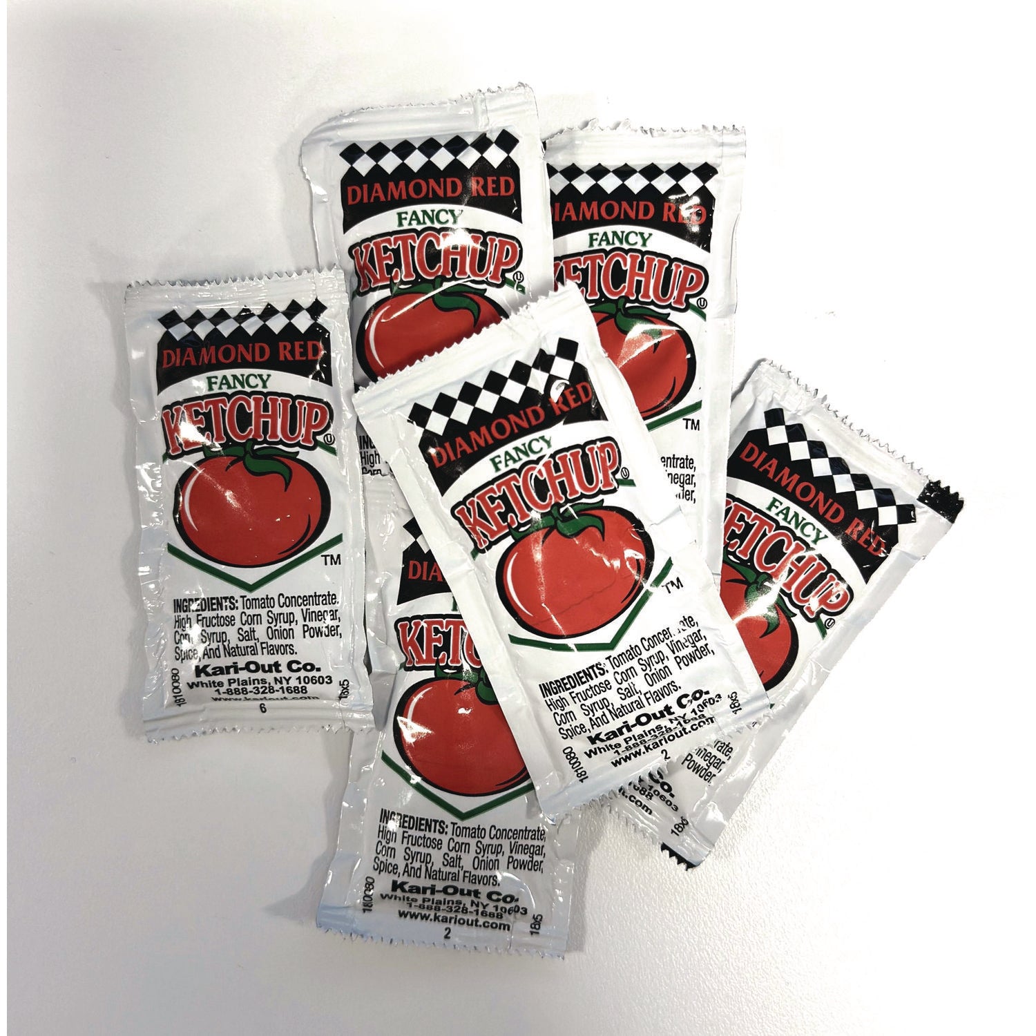 Sauce, Ketchup, 8 g Packet, 1,000/Carton