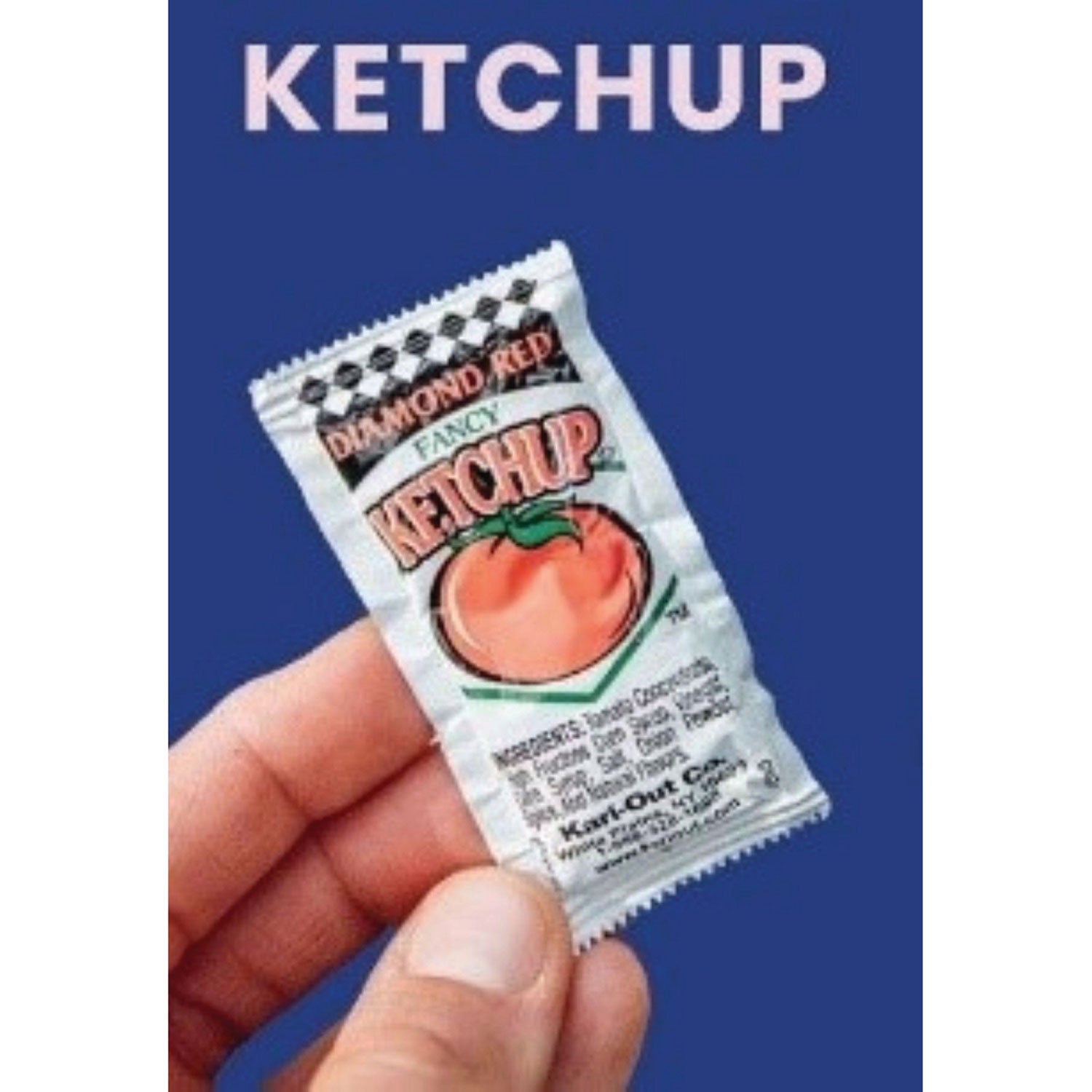 Sauce, Ketchup, 8 g Packet, 1,000/Carton Kari-Out® Flipcost