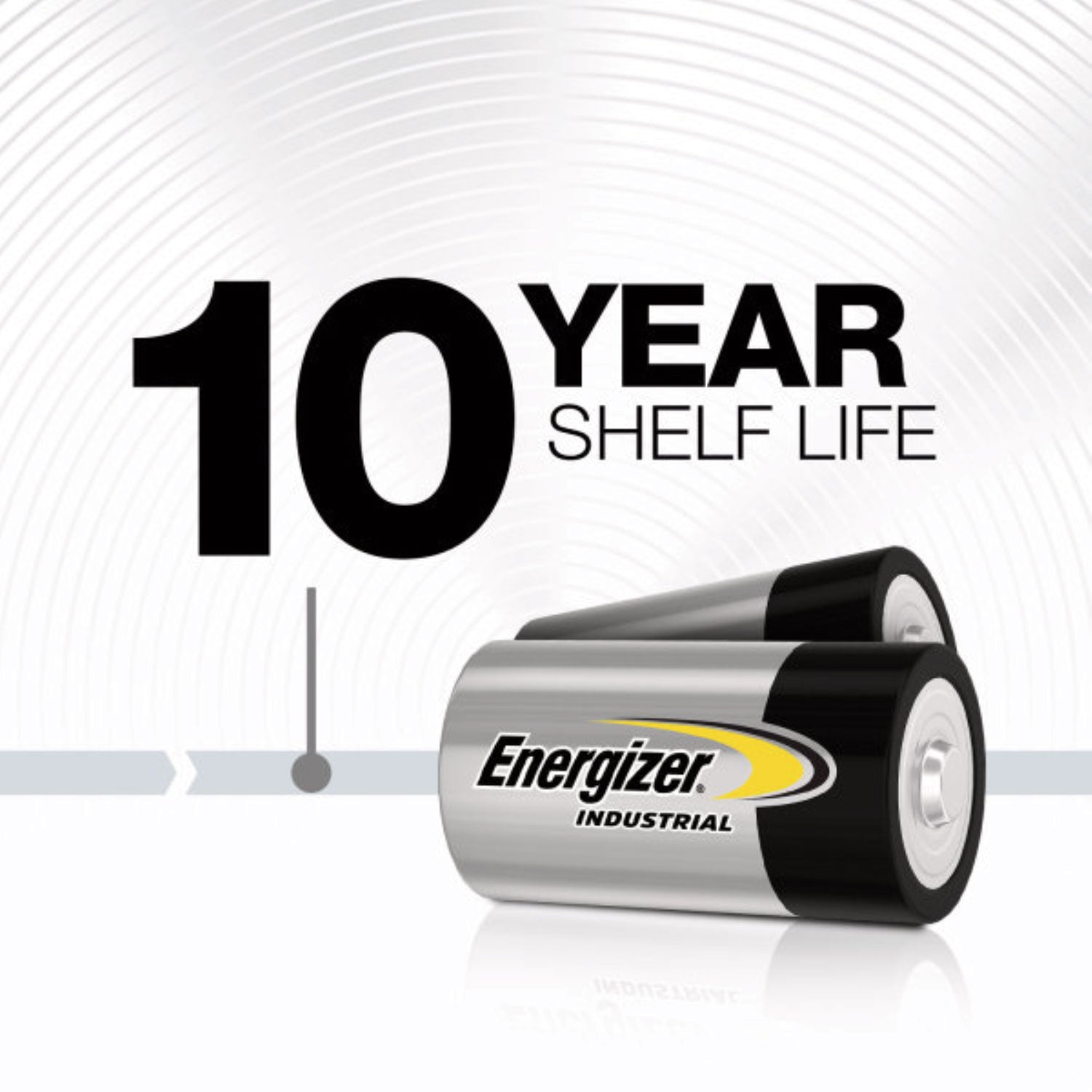 Energizer® Industrial Alkaline C Batteries, 1.5 V, 12/Box