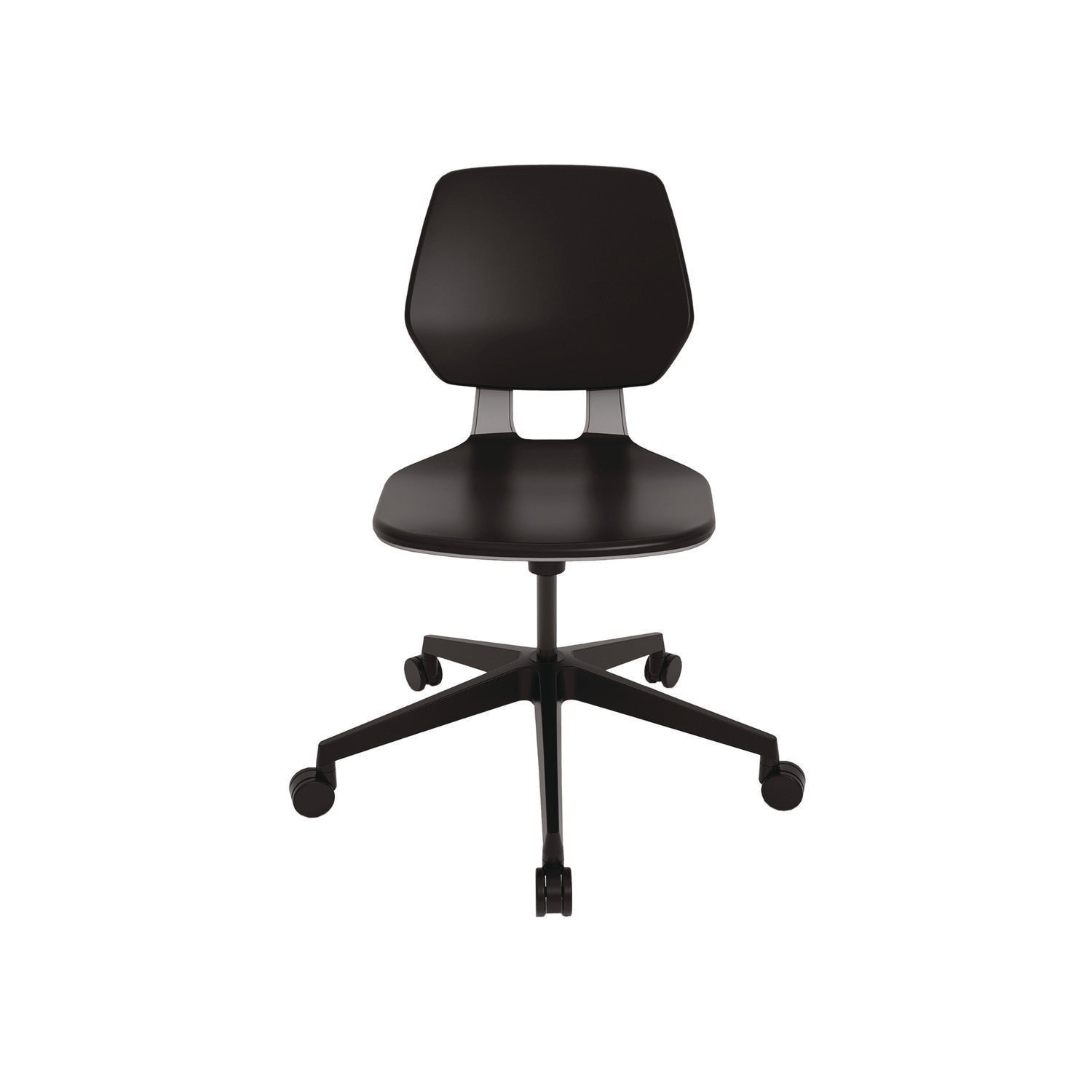 Commute Task Chair, Supports Up to 275 lb, 18.25" to 22.25" Seat Height, Black Seat, Black Back, Black Base Safco® Flipcost