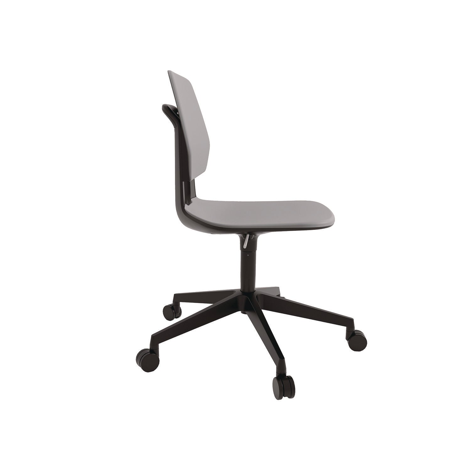 Safco® Commute Task Chair, Supports Up to 275 lbs, 18.25" to 22.25" Seat Height, Gray Seat, Gray Back, Black Base