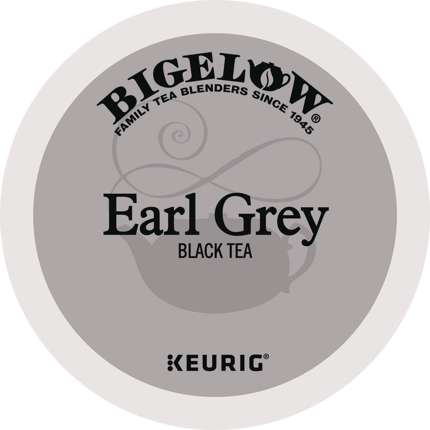 Bigelow® Earl Grey Tea K-Cup Pack, 24/Box, 4 Box/Carton