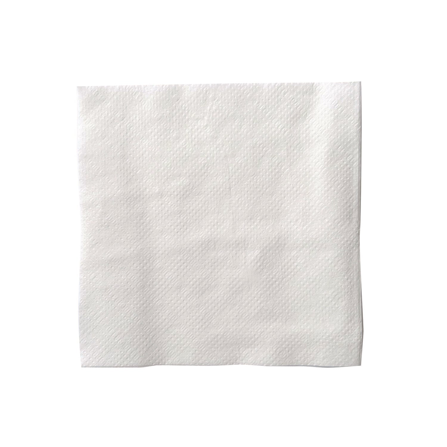 Cocktail Napkins, 1-Ply, 9w x 9d, White, 500/Pack, 8 Packs/Carton