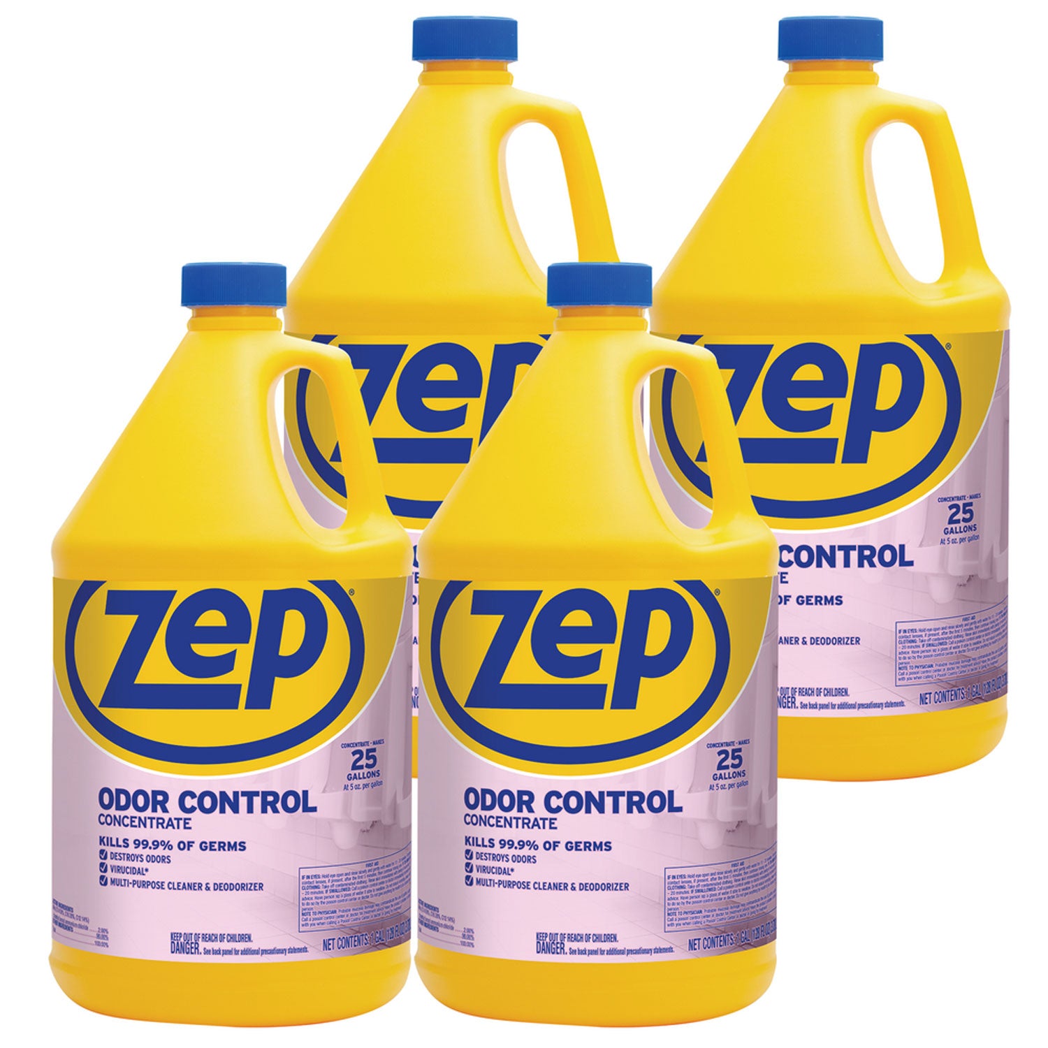 Odor Control, Light Floral Scent, 1 gal, 4/Carton Zep Commercial® Flipcost