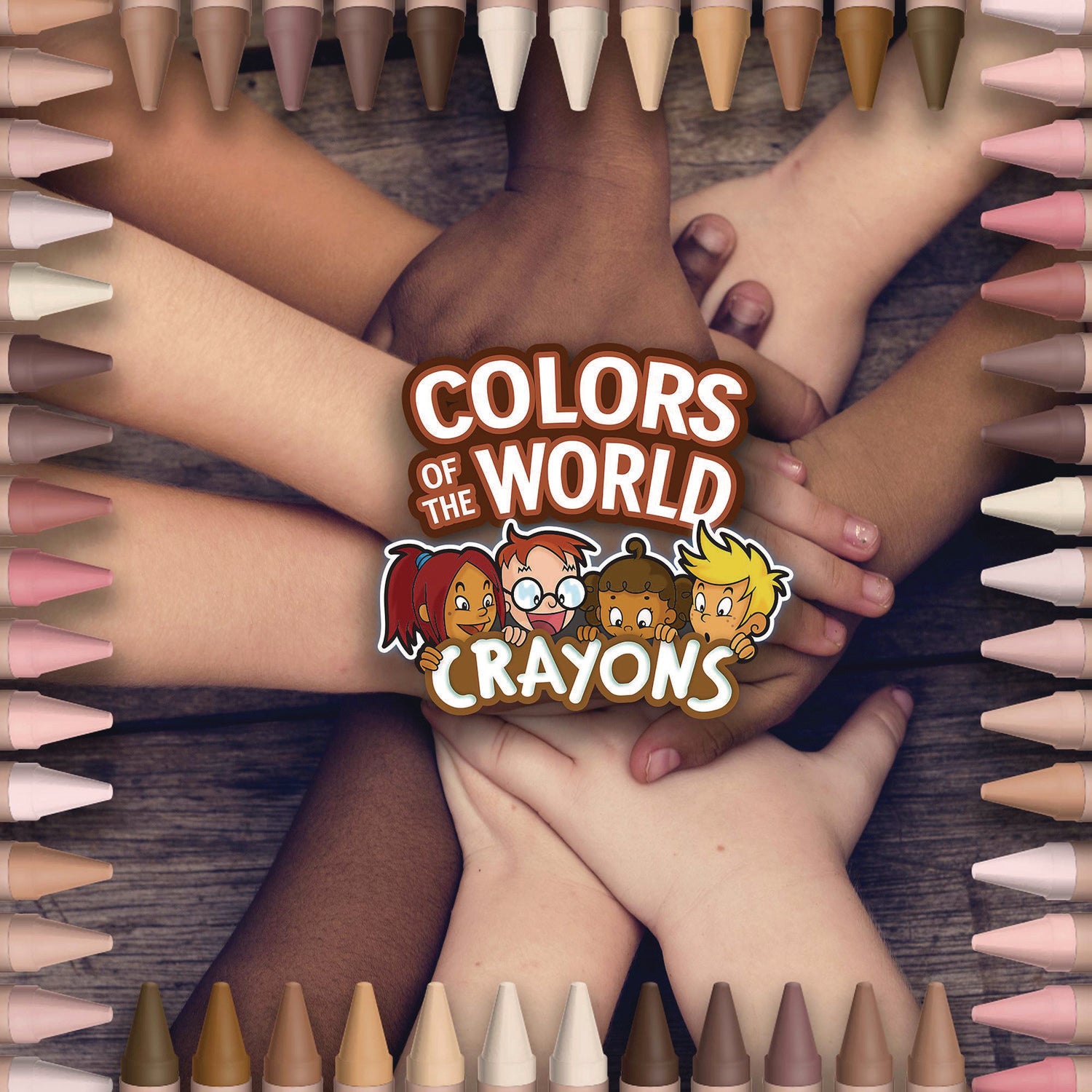 Crayola® Colors of the World Crayons, Assorted, 24/Pack