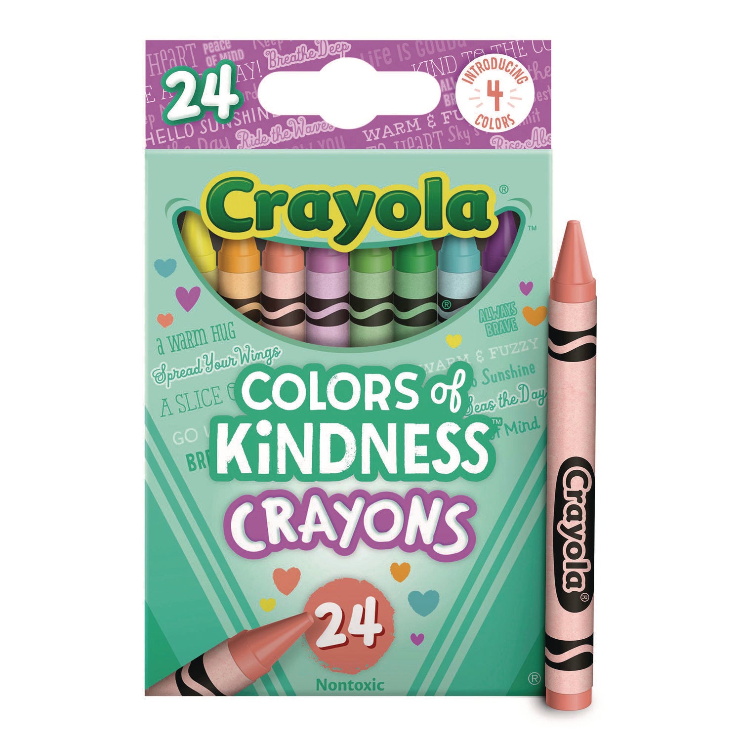 Crayola® Colors of Kindness Crayons, Assorted, 24/Pack