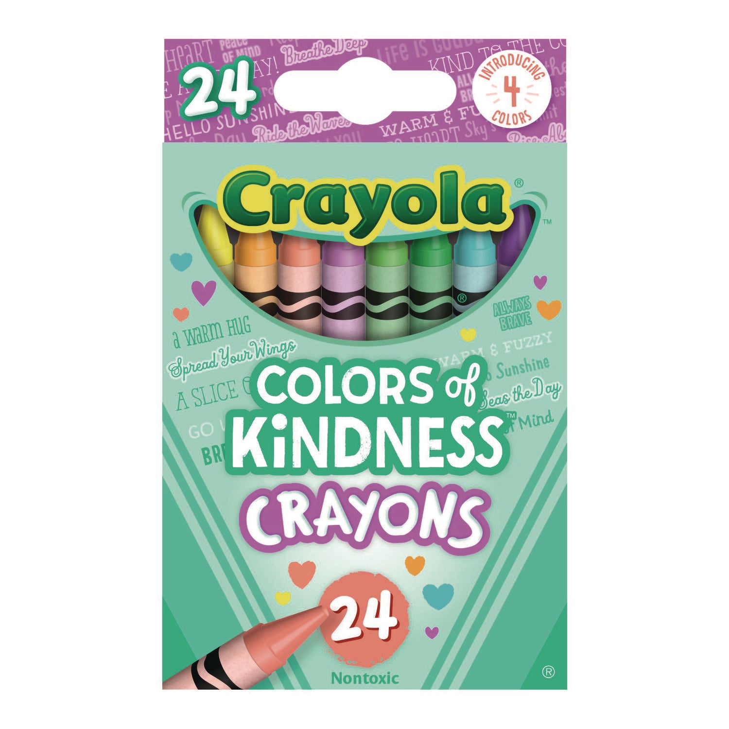 Colors of Kindness Crayons, Assorted, 24/Pack