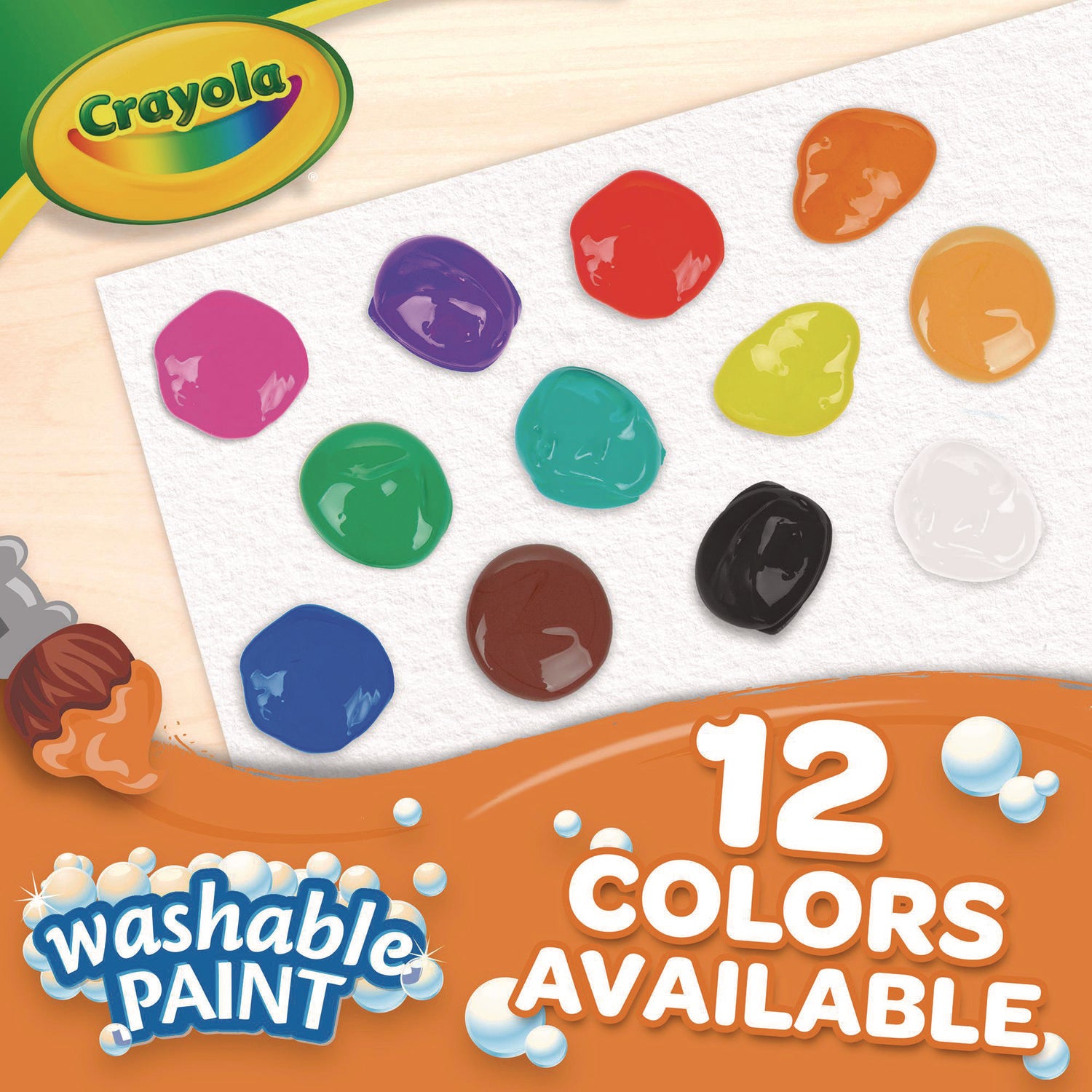 Crayola® Washable Paint, Blue, 1 gal Bottle